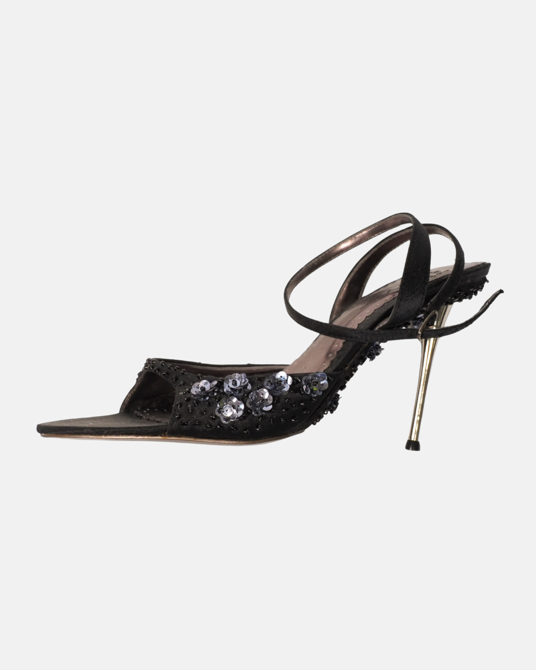 Barù black embellished heels