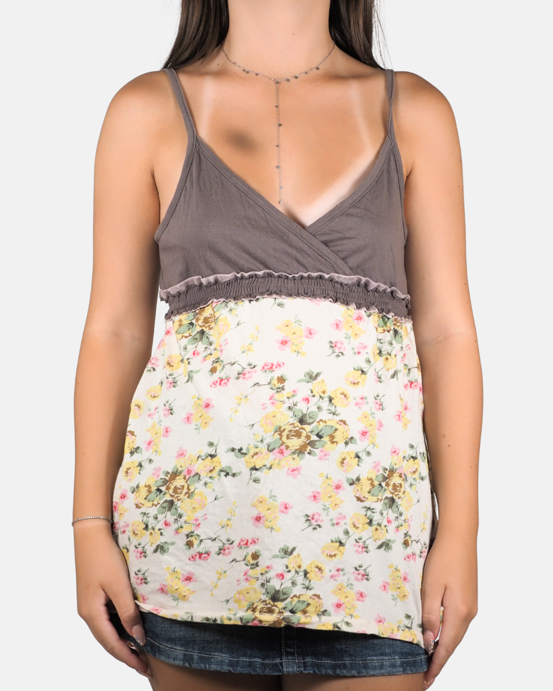 Floral Babydoll Cami - Denim Co.