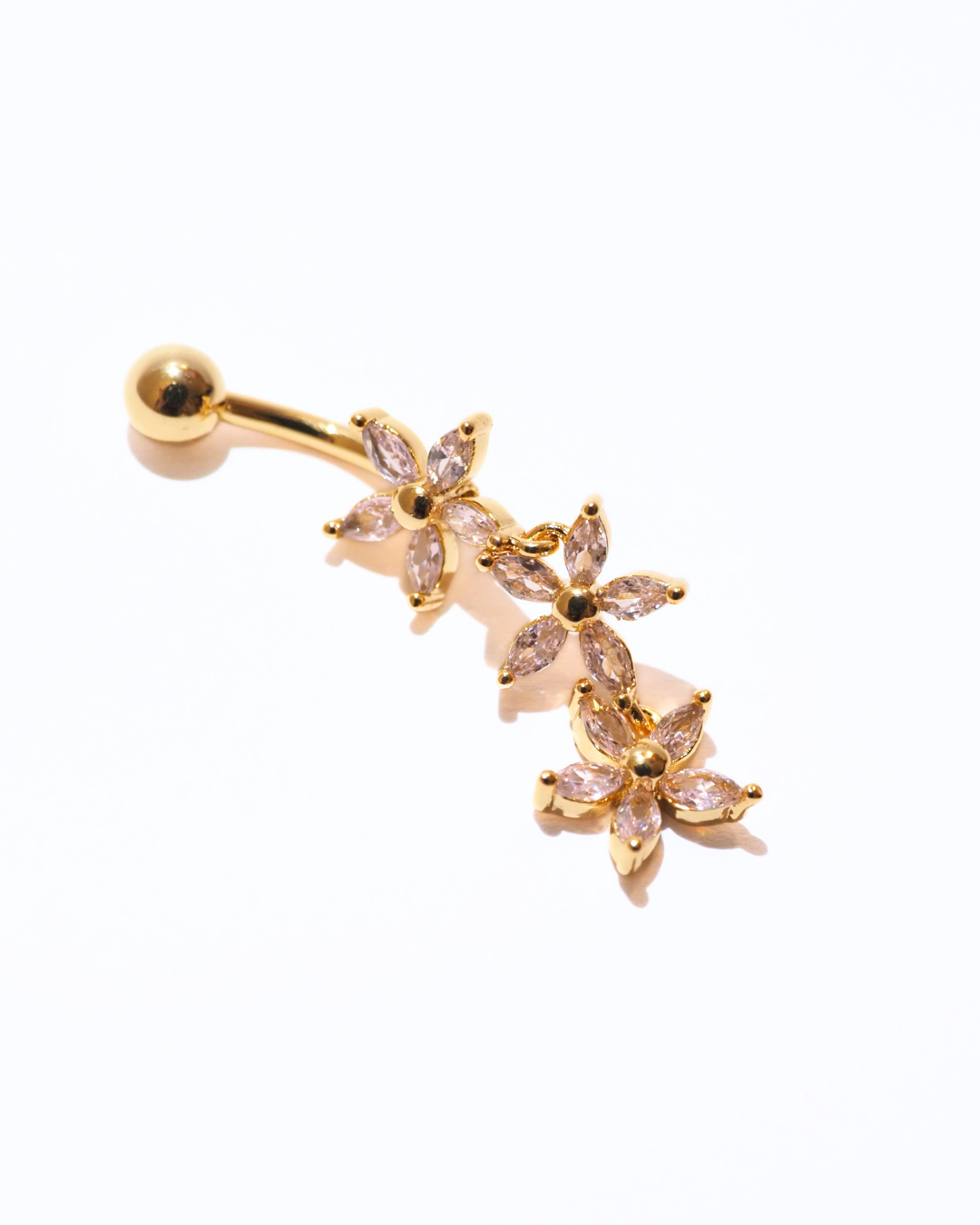 The Willow Floral Belly Ring