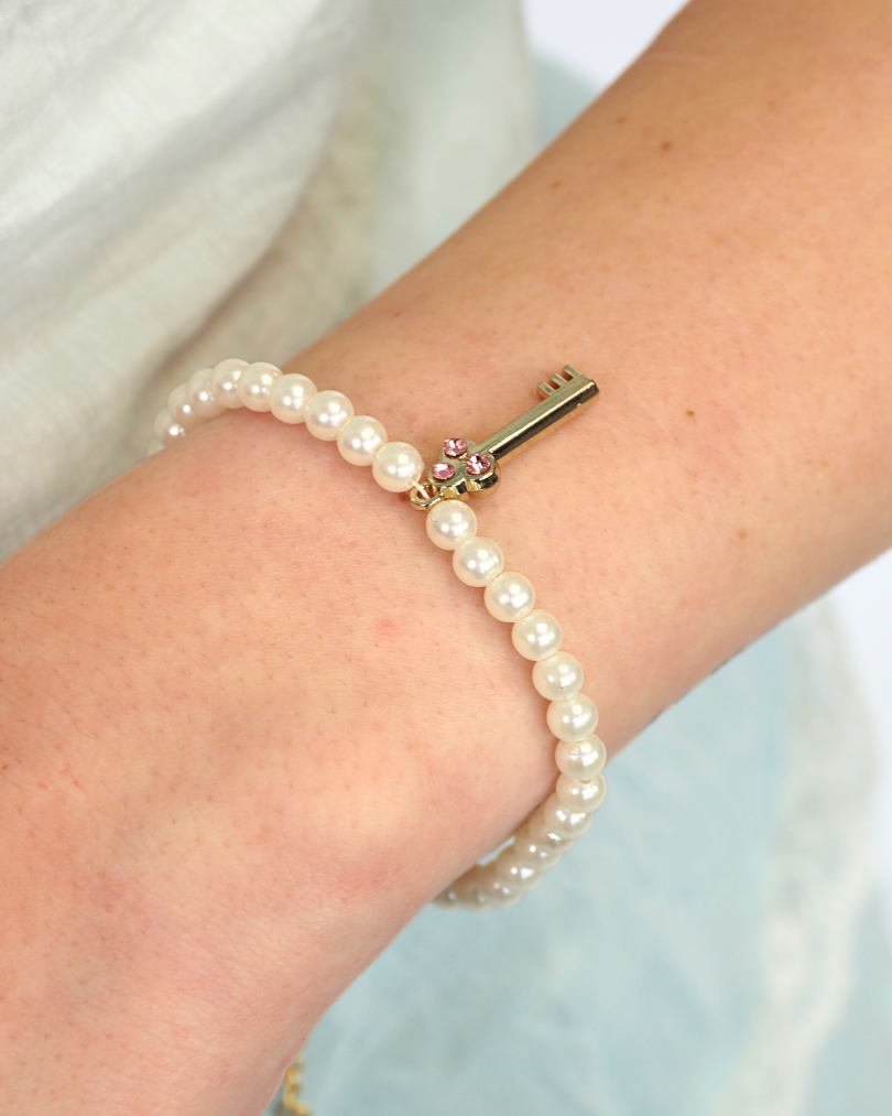 The Re-Worked Chanel Key Pearl Bracelet