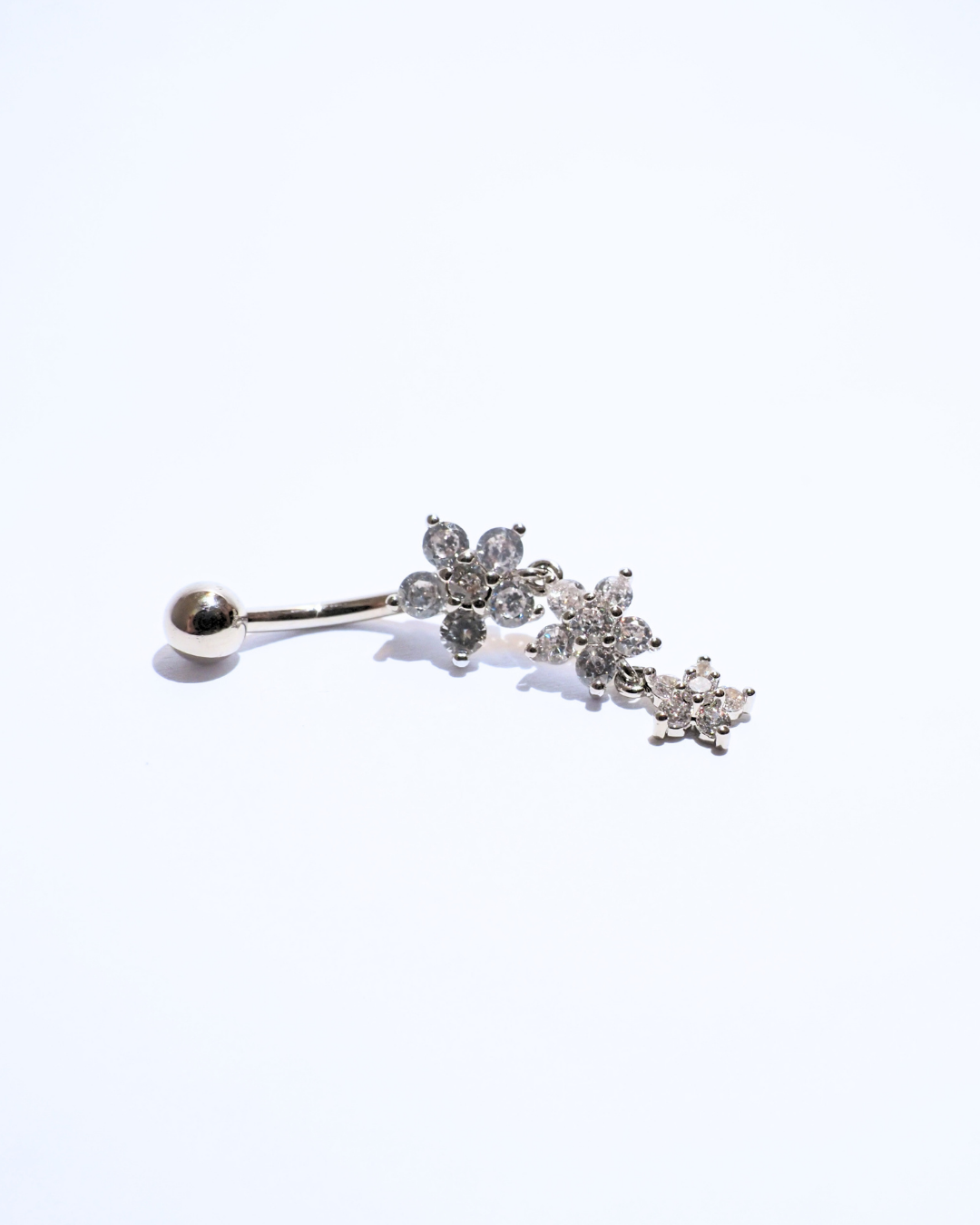 The Wisteria Floral Belly Ring