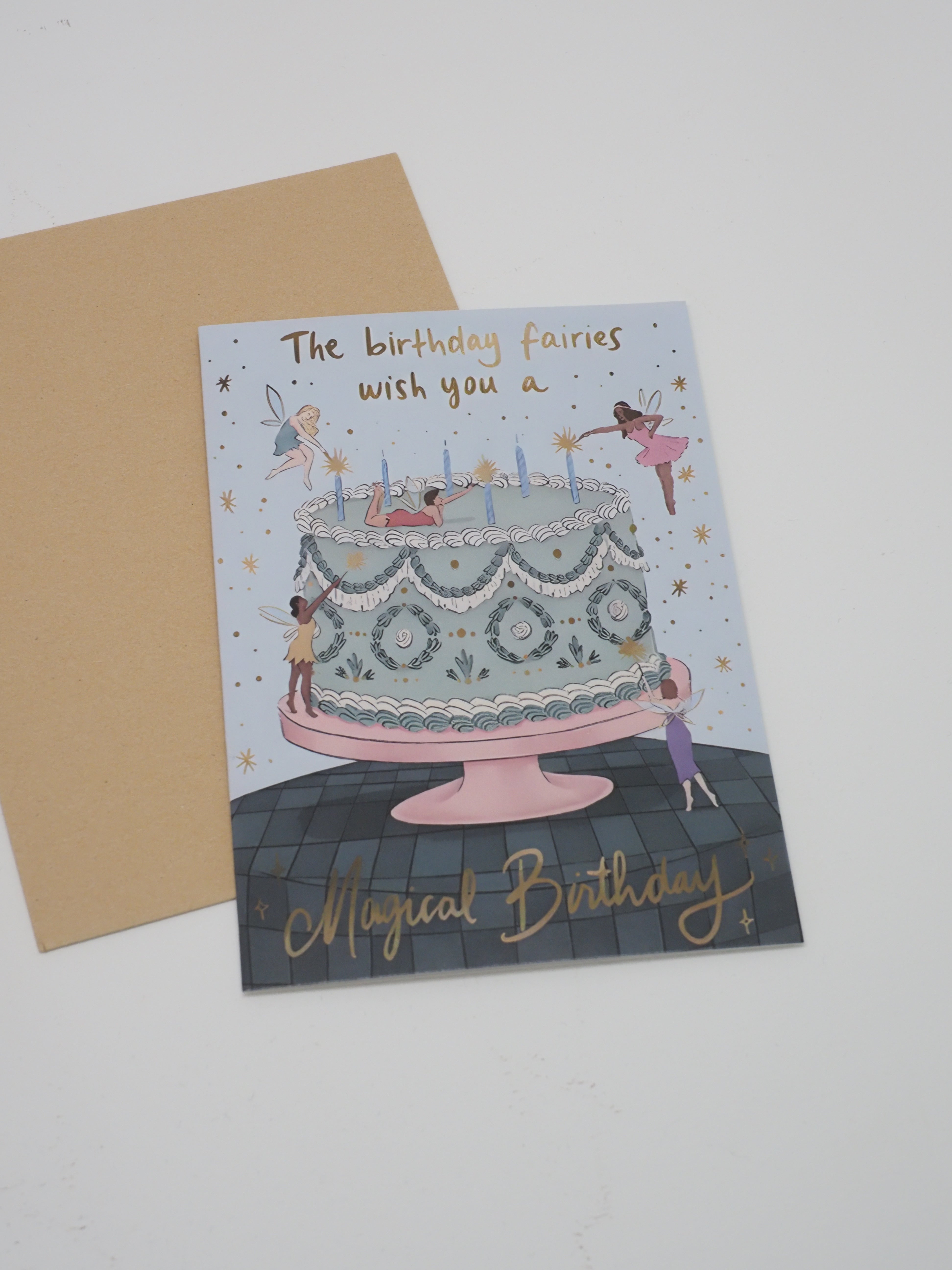Magical Birthday Fairy Cake Card