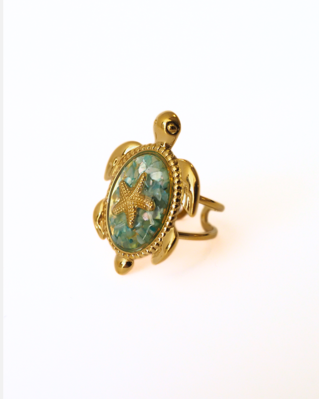 The Moon Lagoon Turtle Ring