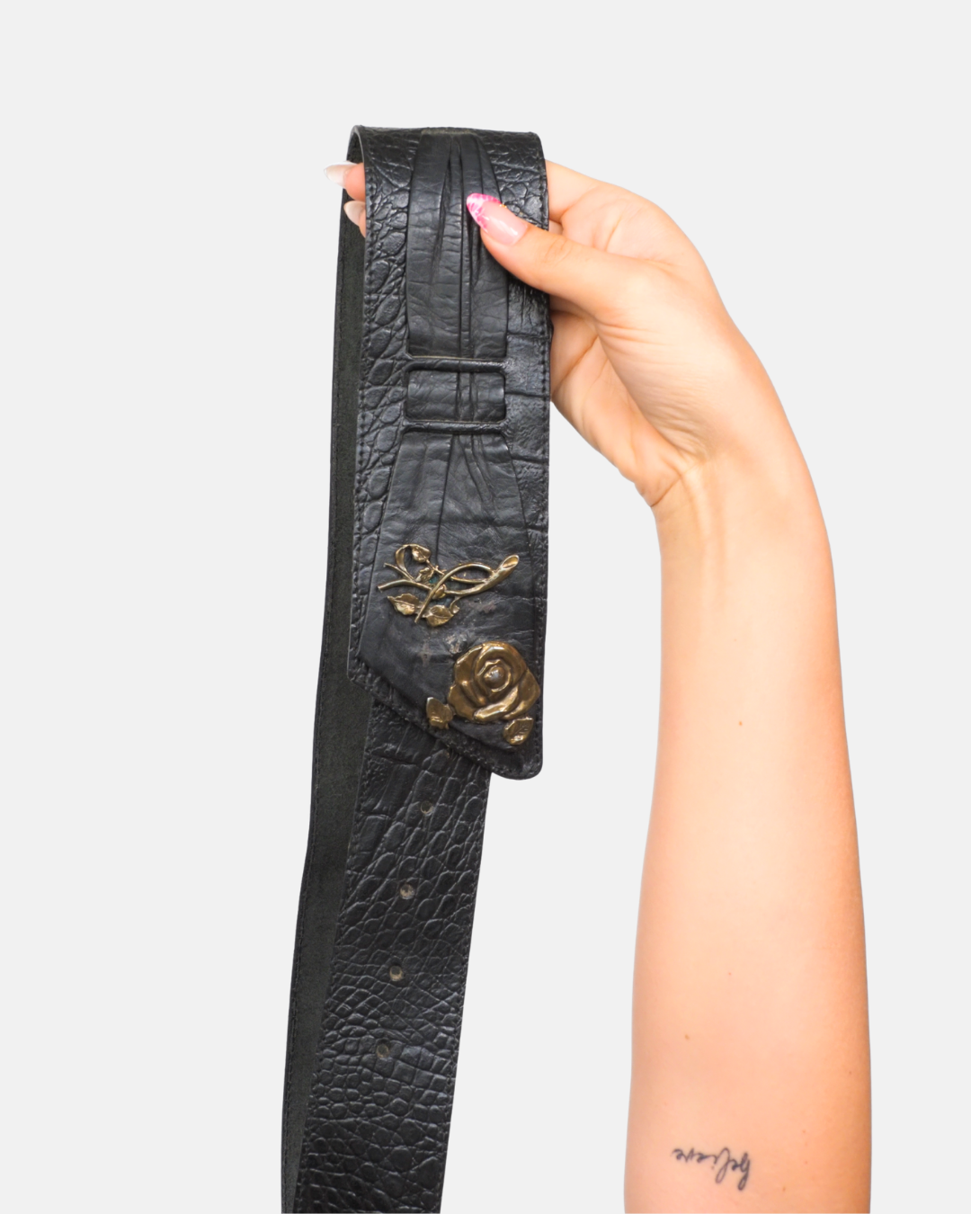 Whimsigoth Rose Detail Belt