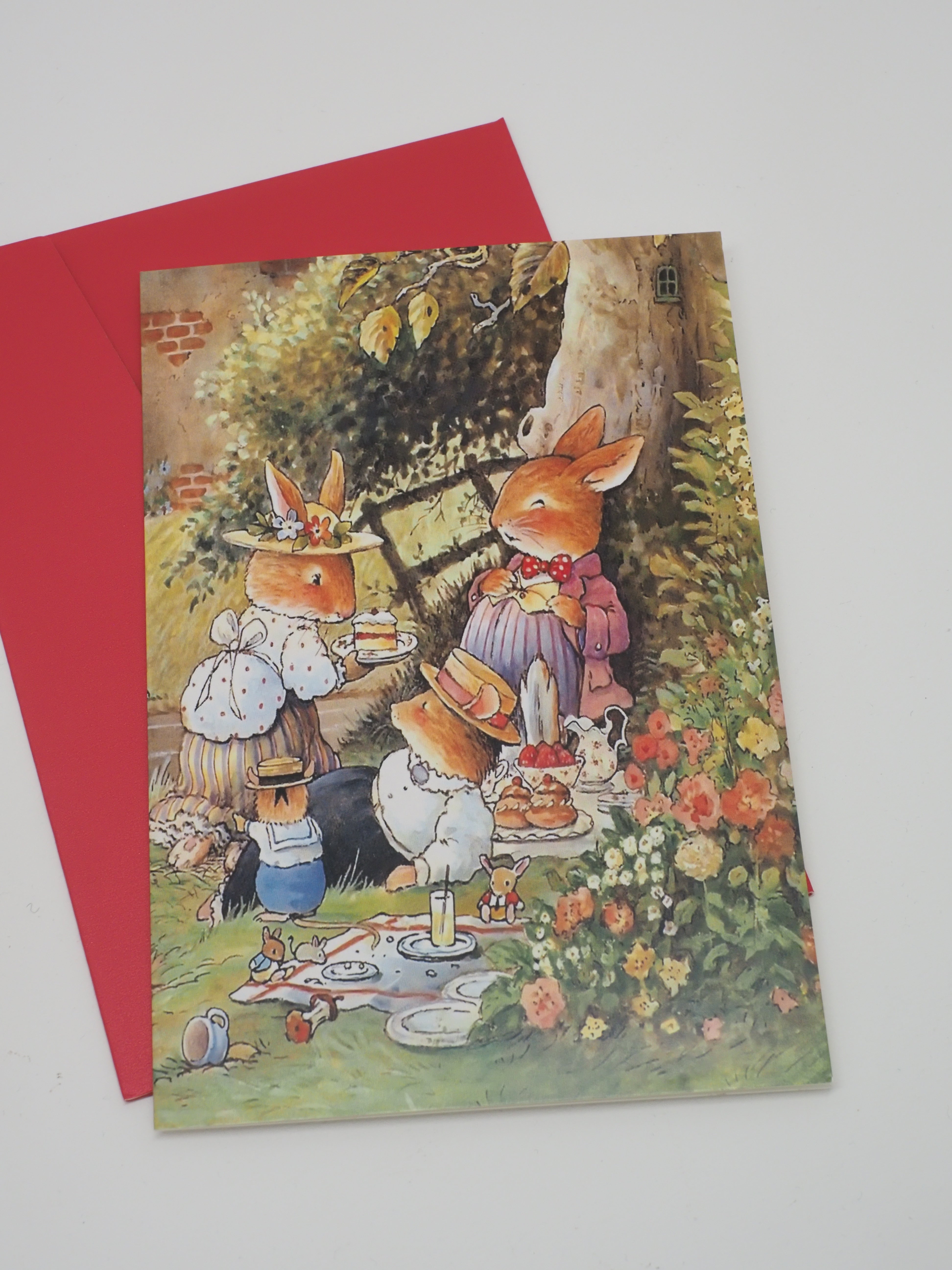 Woodland Tea Party Card