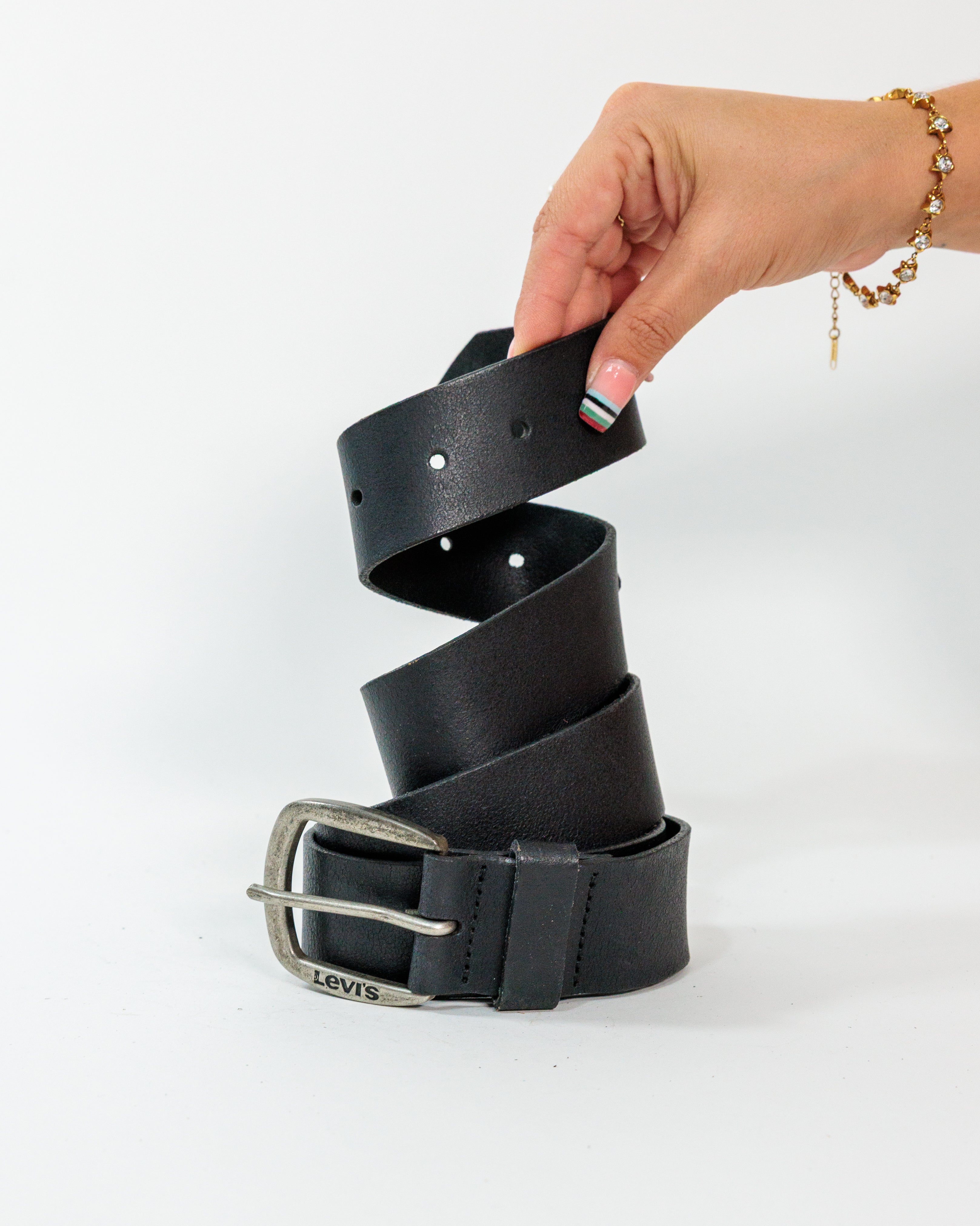 Black Wide Leather Belt - Levi’s