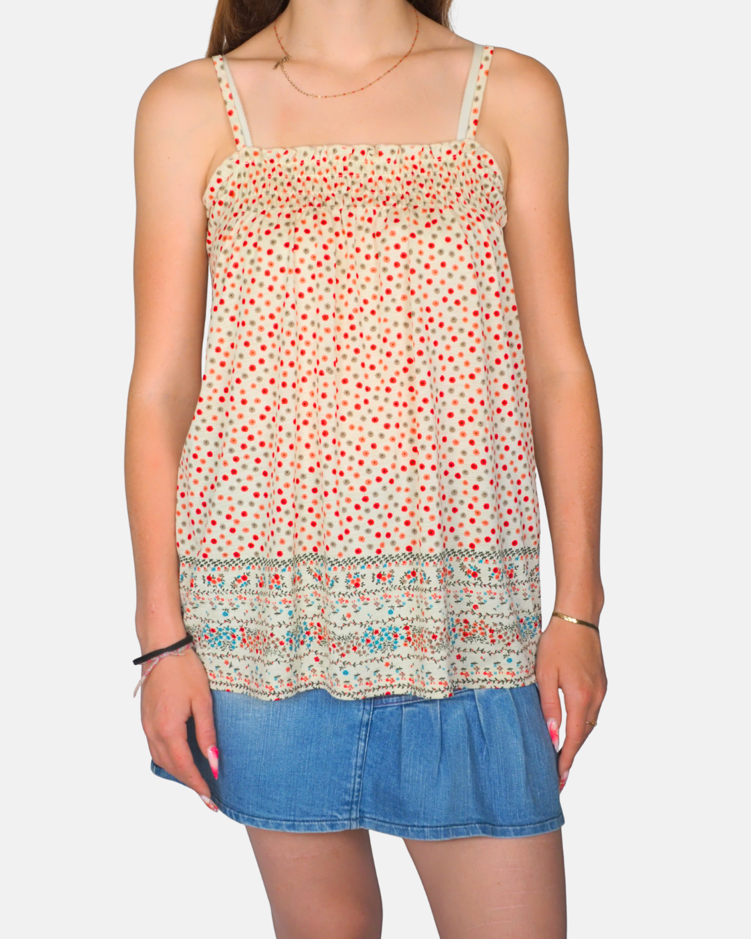After All Boho Smocked Cami