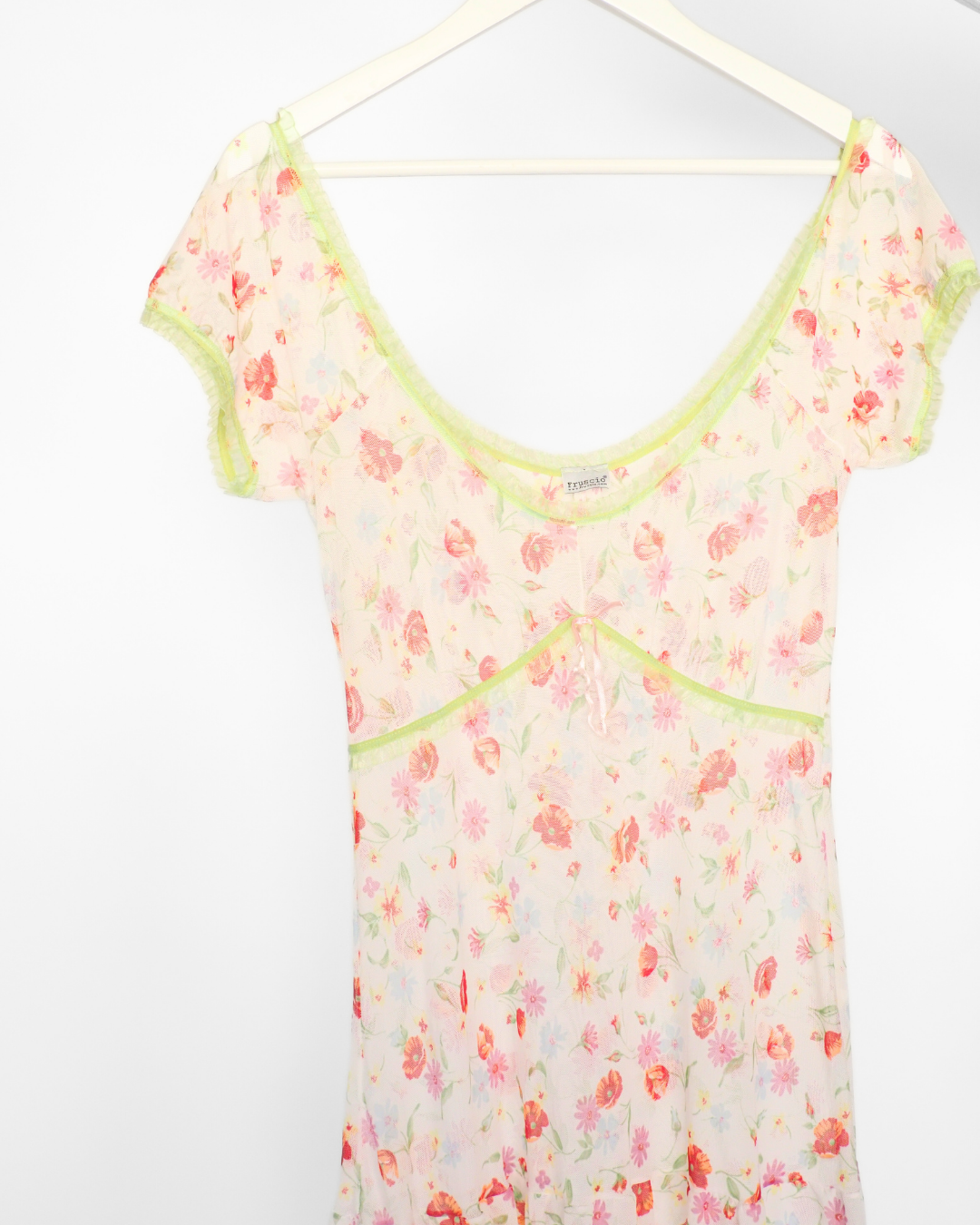 Sheer Floral Mesh Babydoll Dress – Fruscio