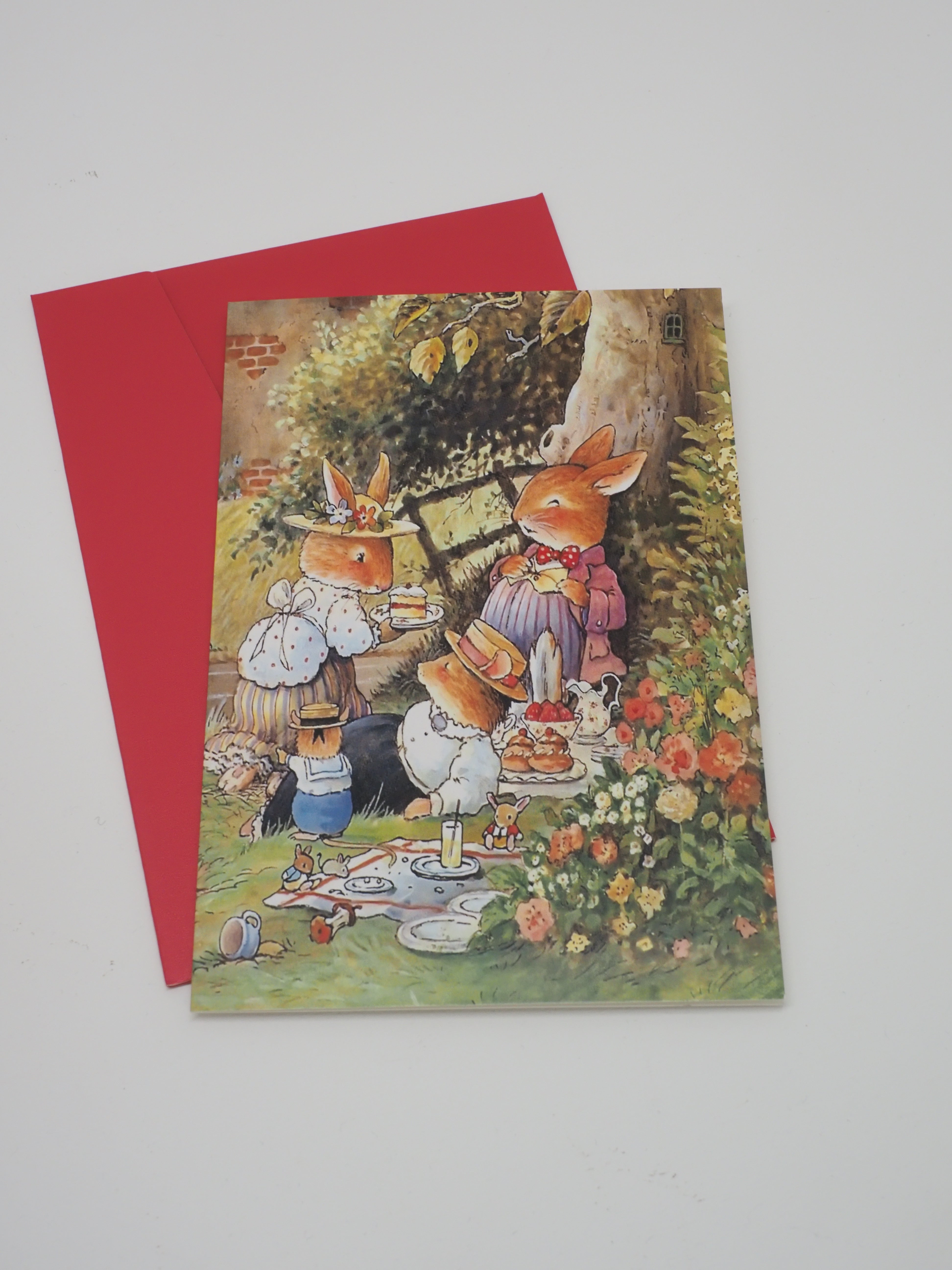 Woodland Tea Party Card