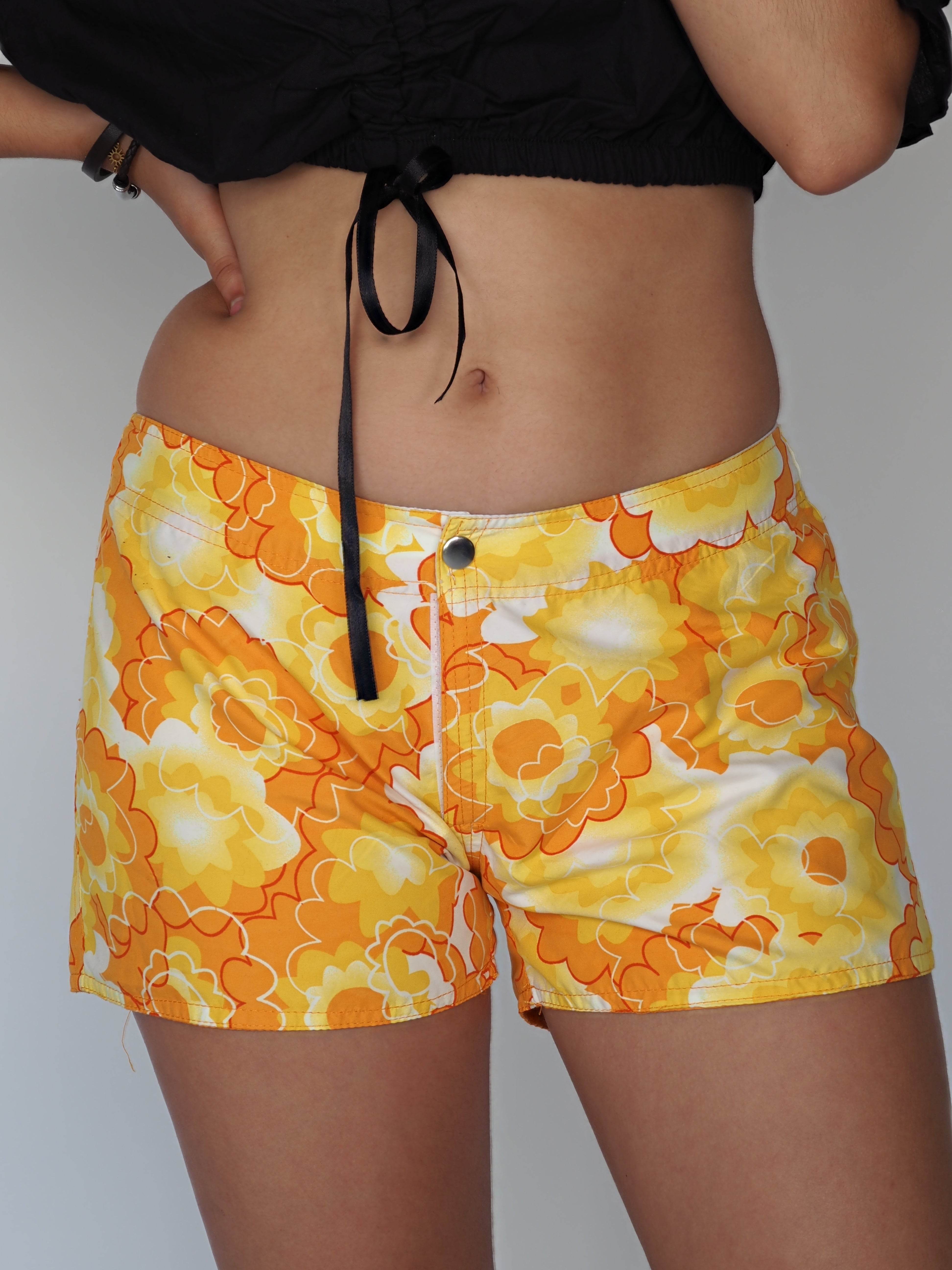 Vintage Y2K Floral Summer Shorts