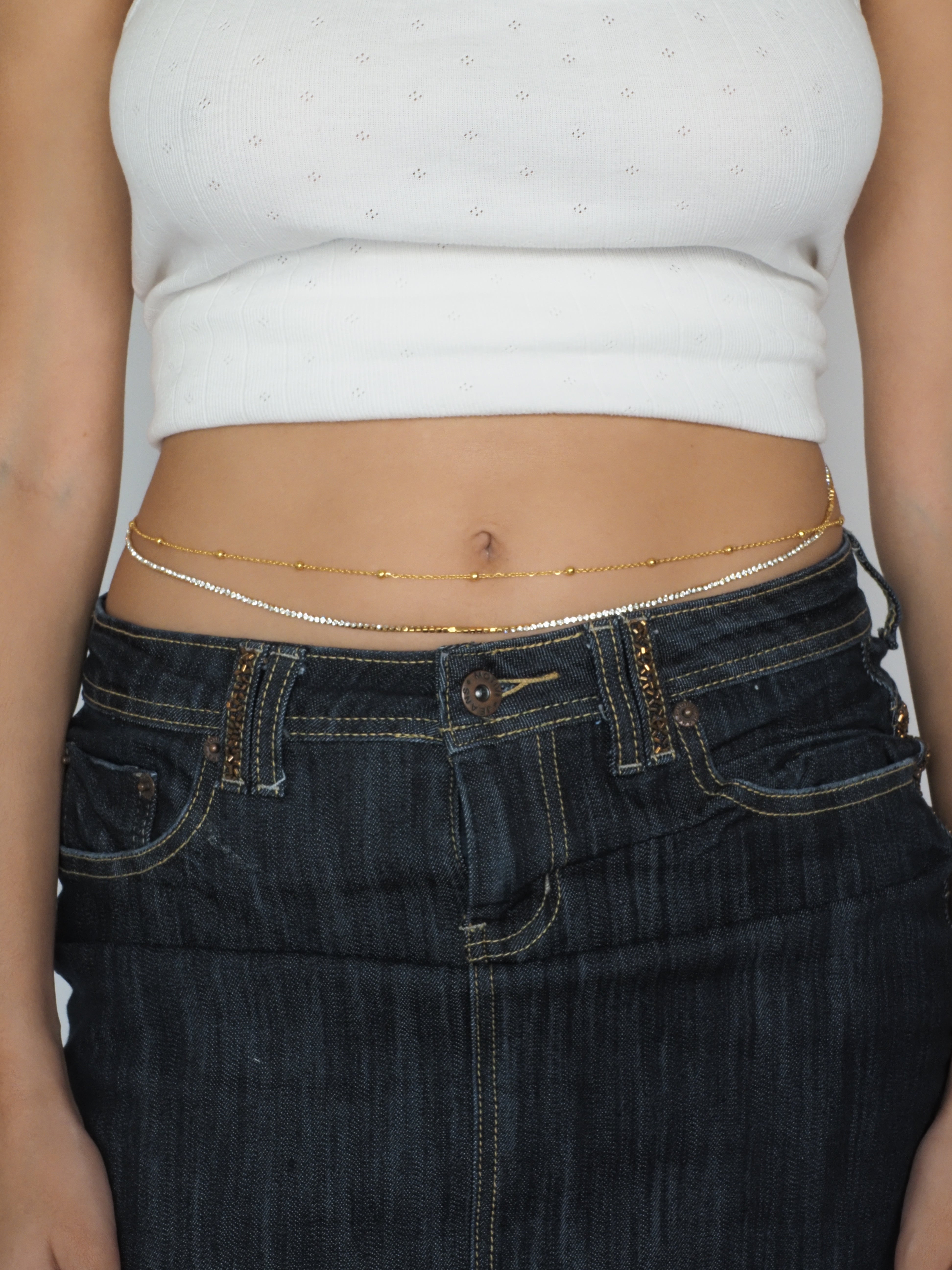 The Vespera Two-Tone Waist Chain