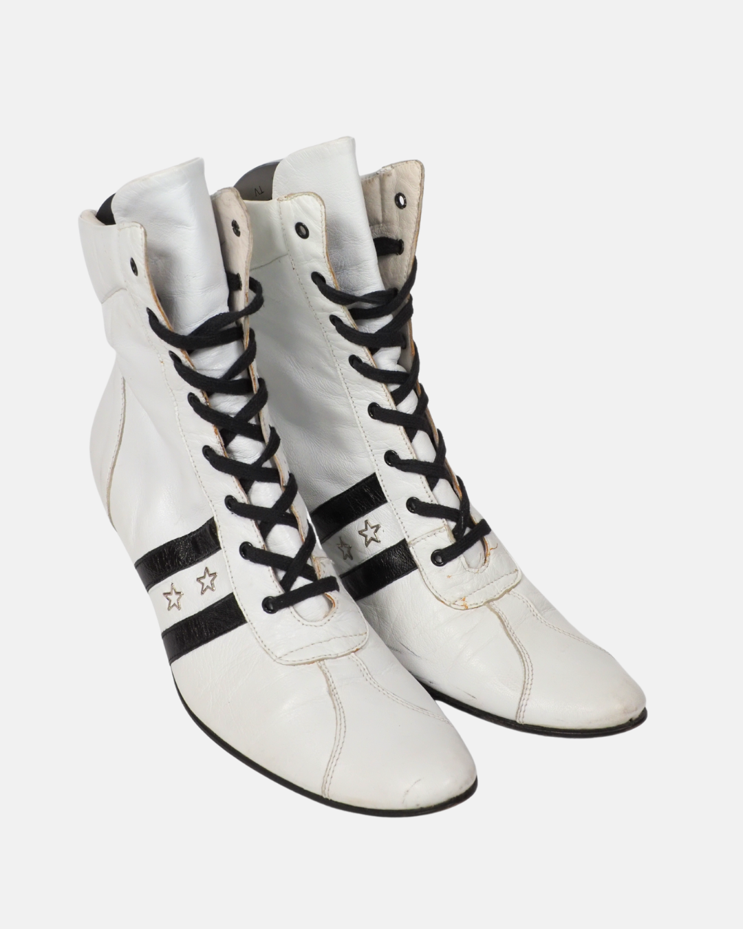 Retro Racer Style Boots