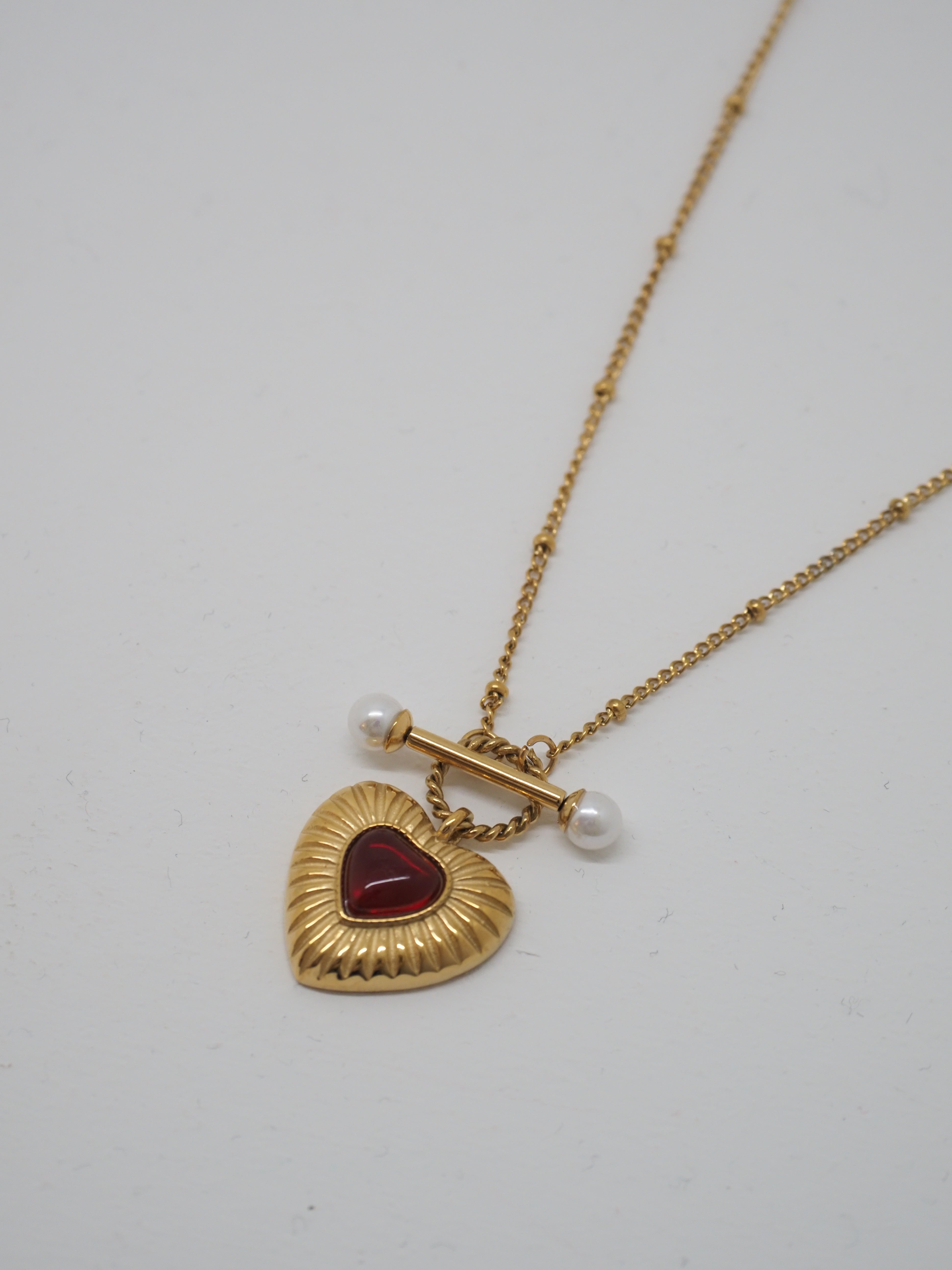 Ravelyn Heart Charm Necklace