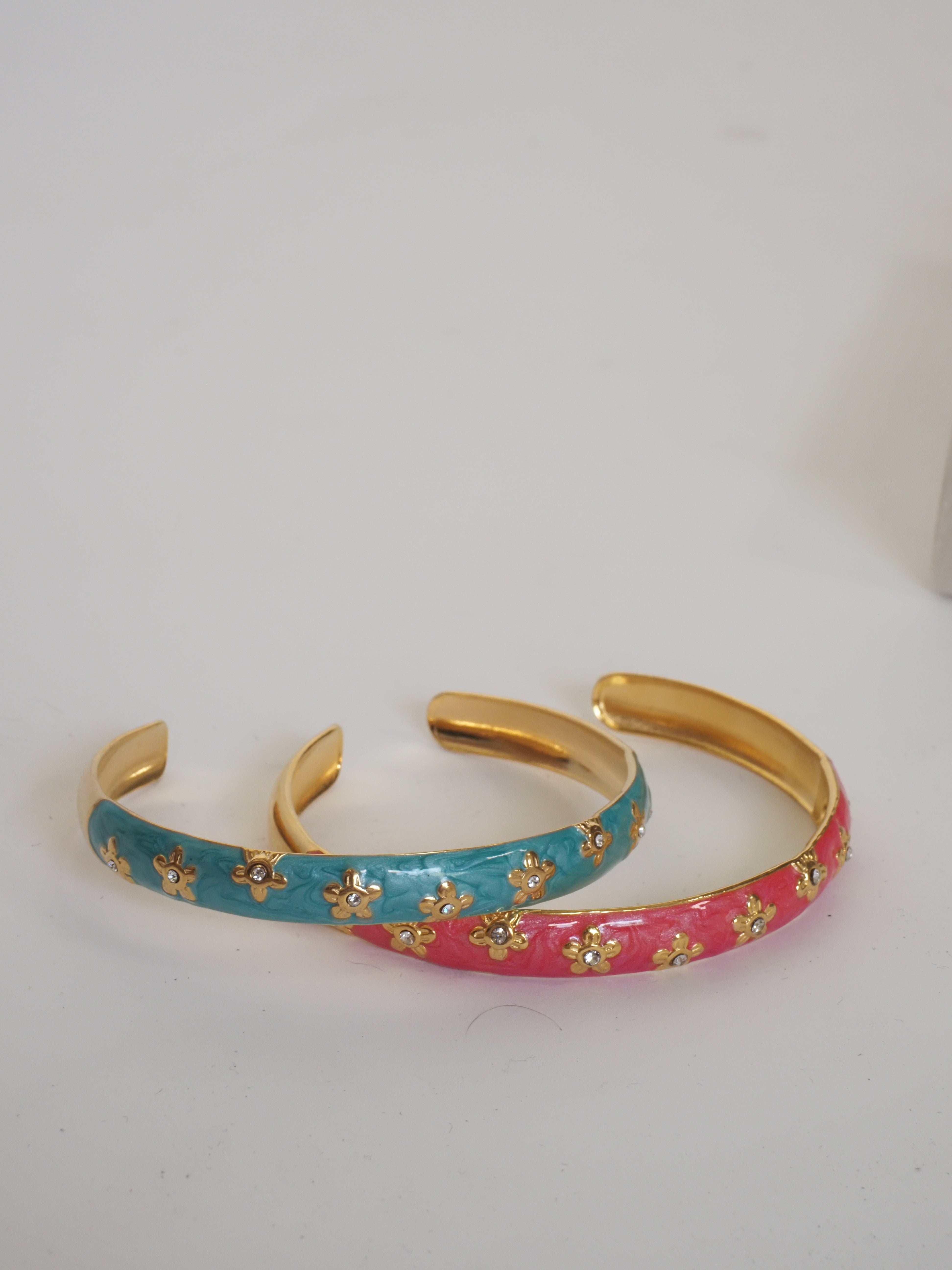 Blossom Pink Flower Bangle