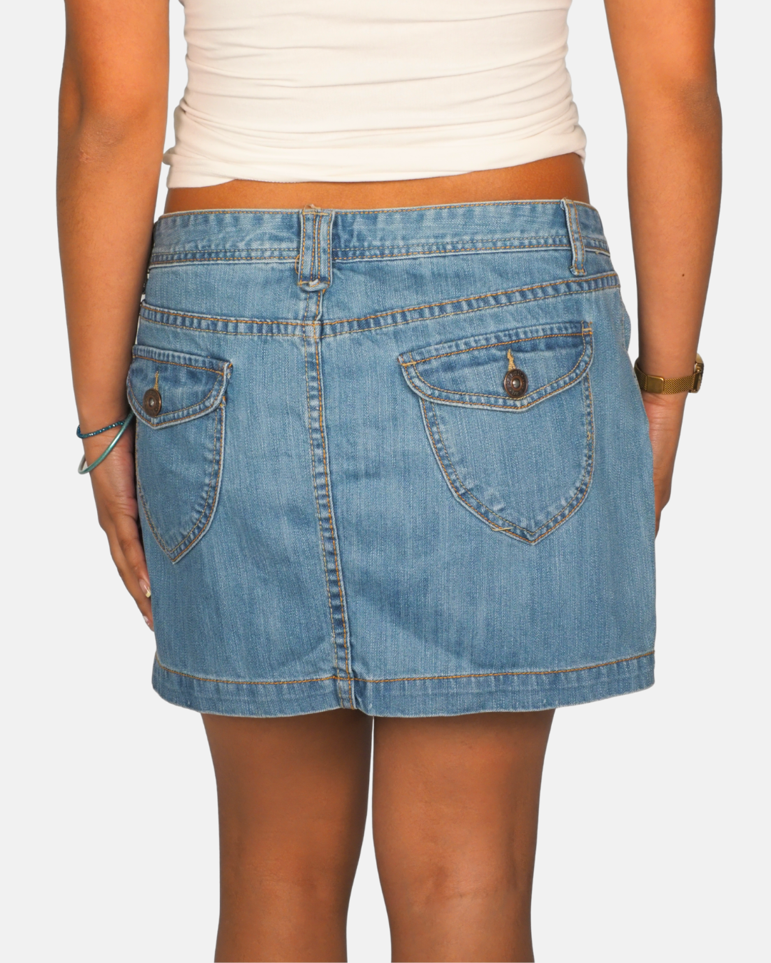 Y2K Classic Denim Mini Skirt – Trace 2 U