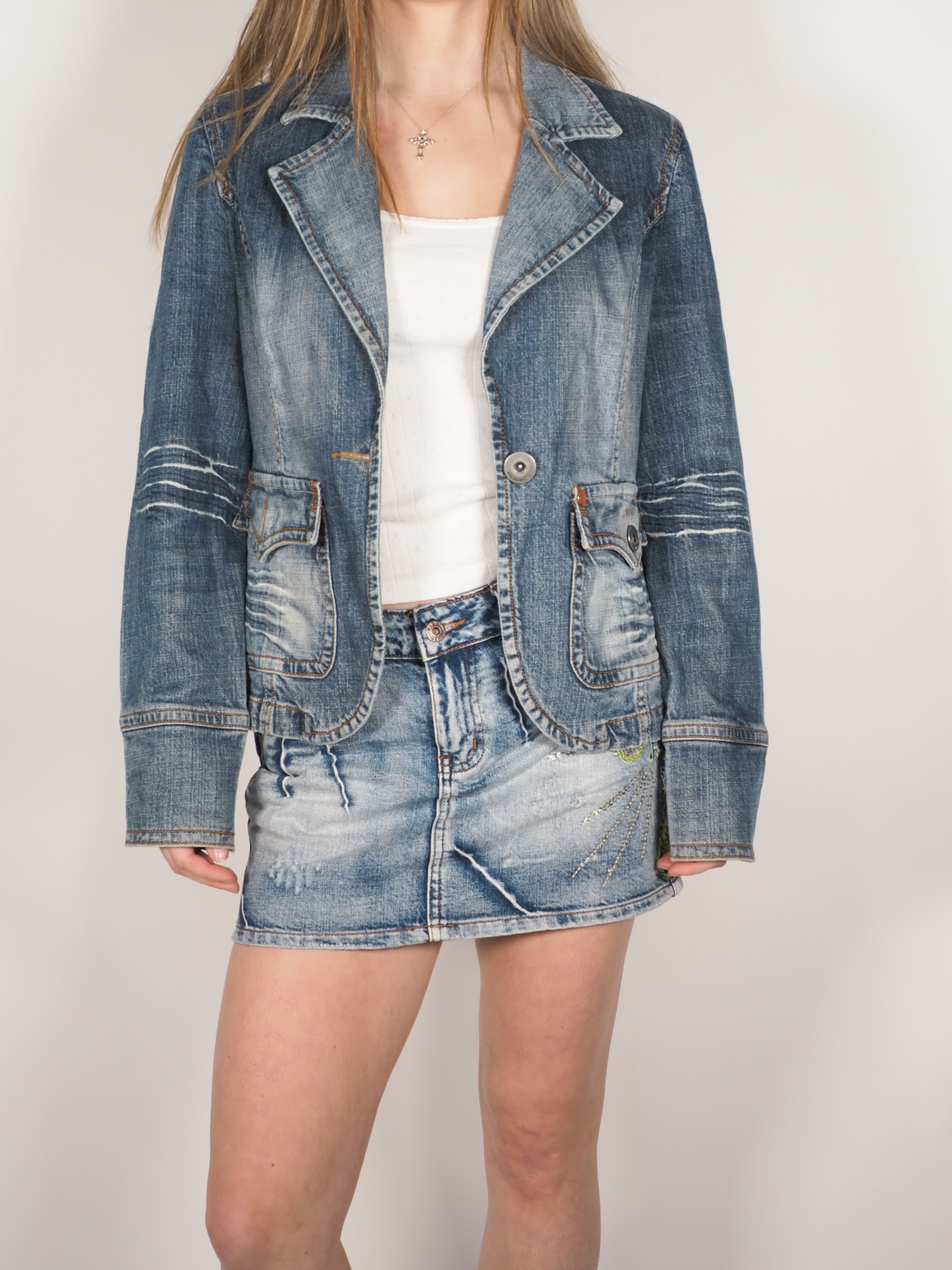 EDC by Esprit Denim Blazer Jacket – Y2K
