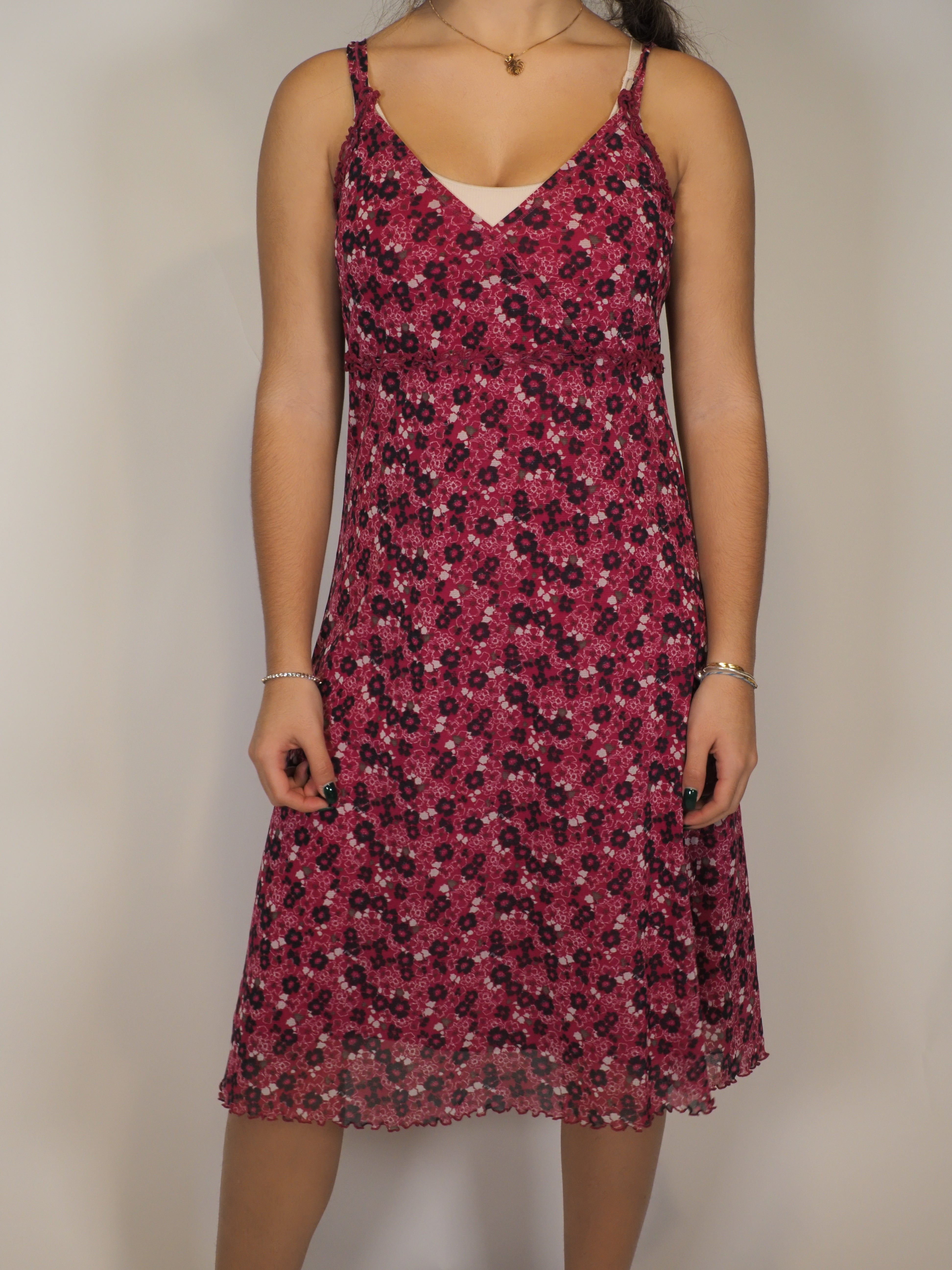 Pink Floral Midi Dress – S.Oliver