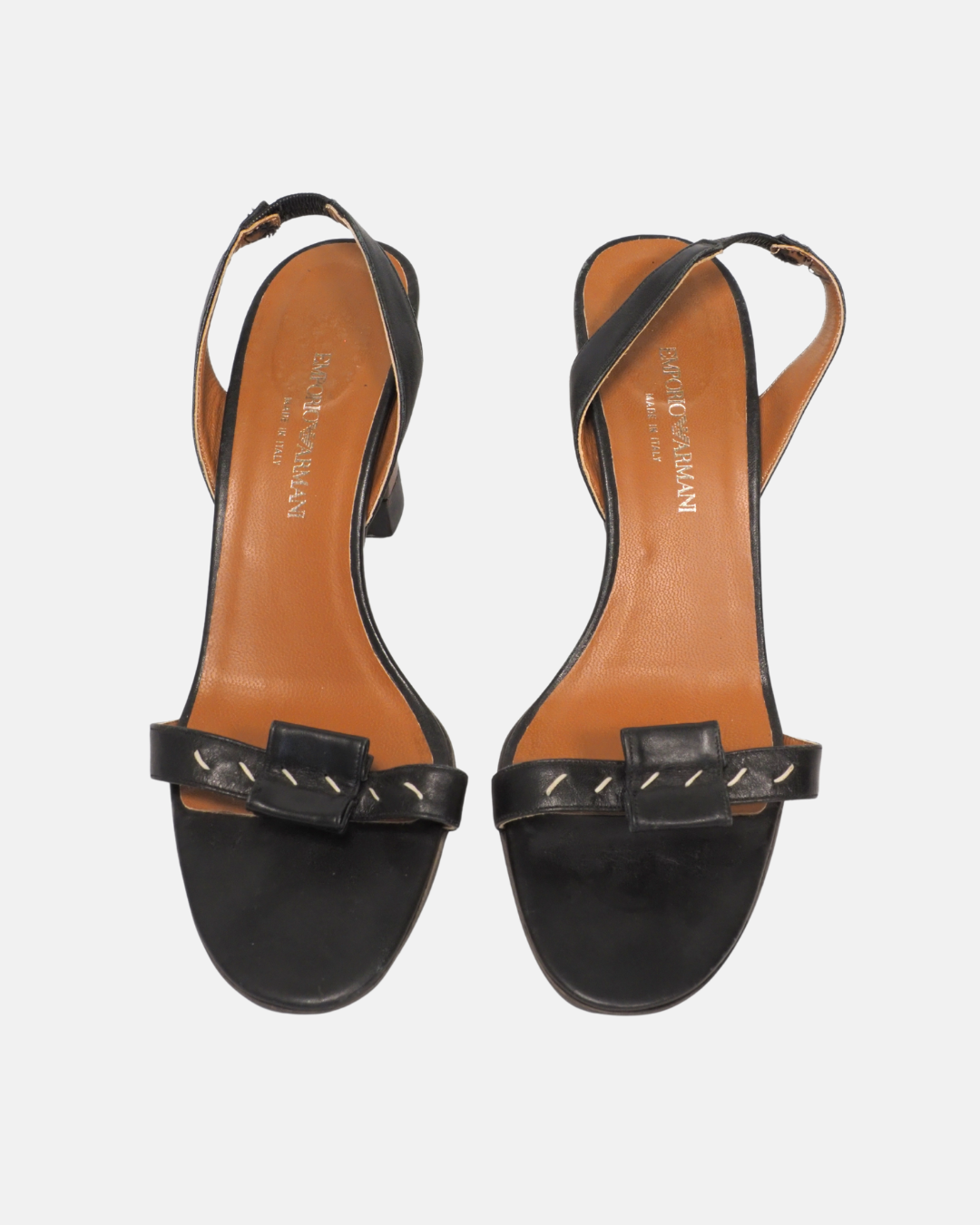 Emporio Armani black heels