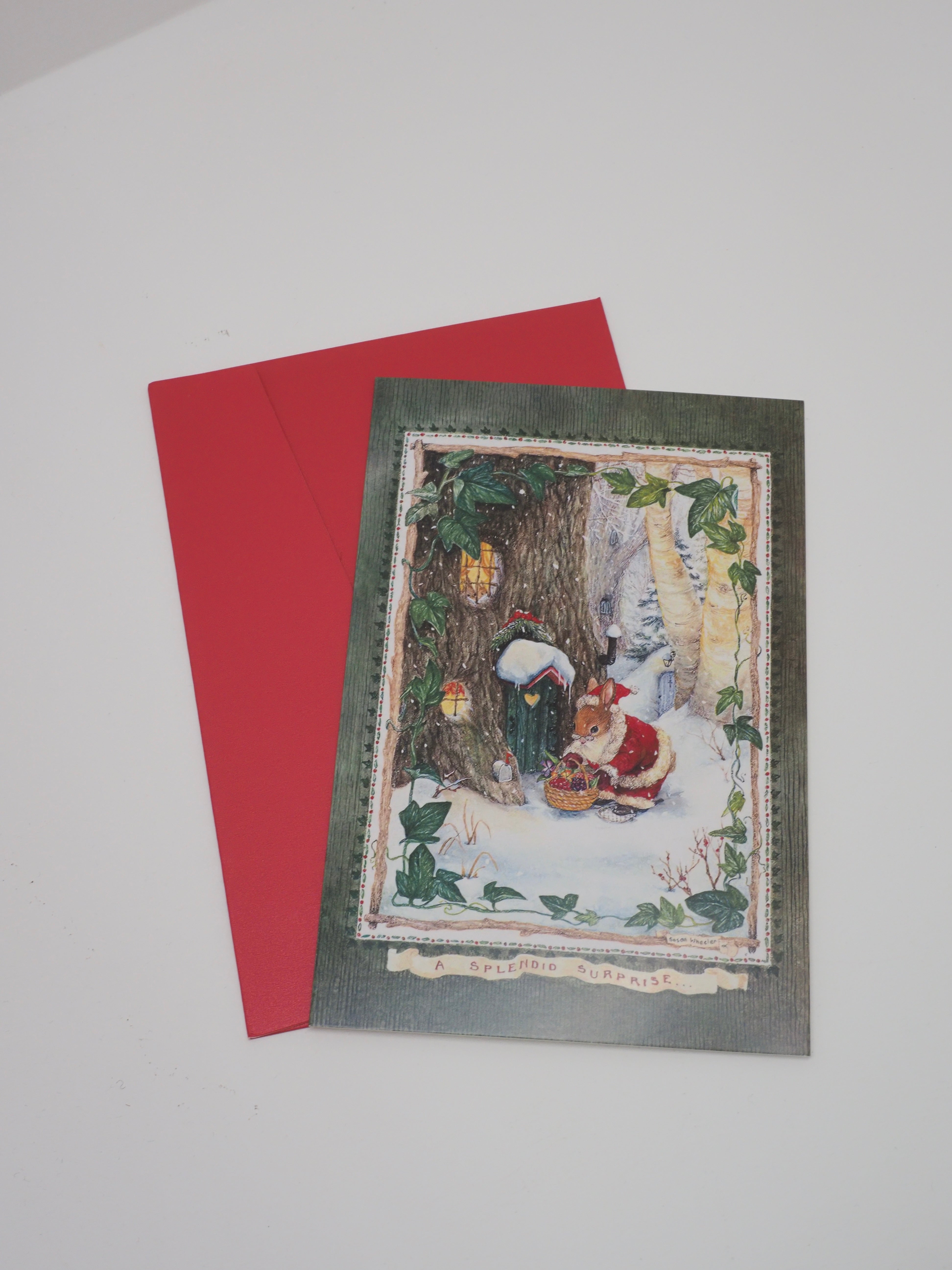 Woodland Christmas Surprise Card