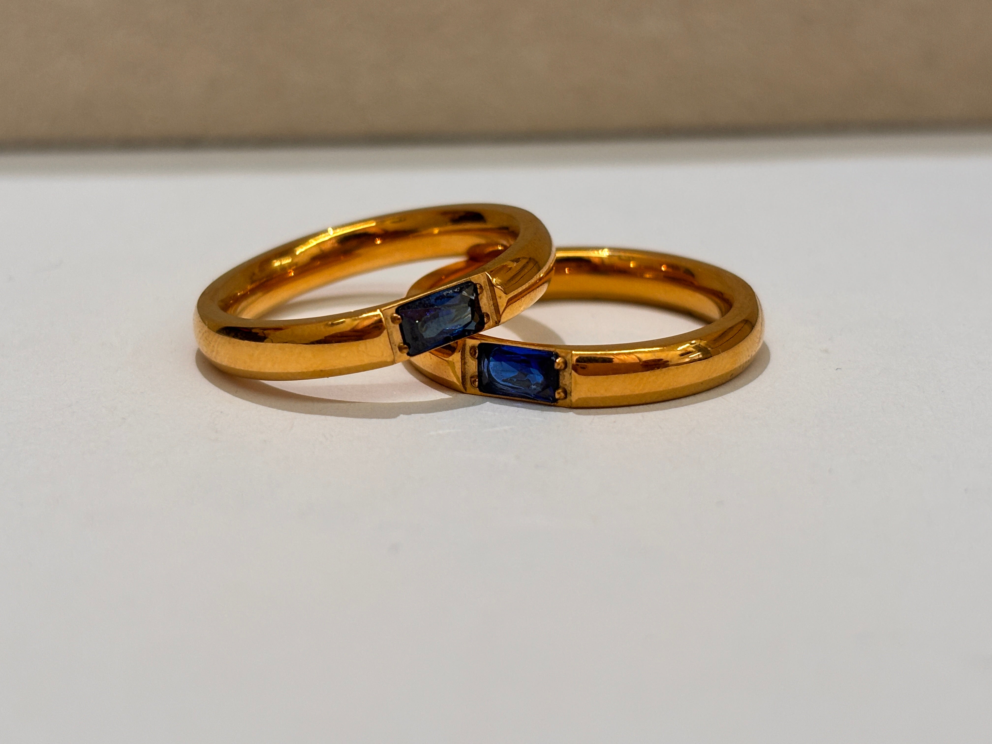 Dark Blue Colorful Ring