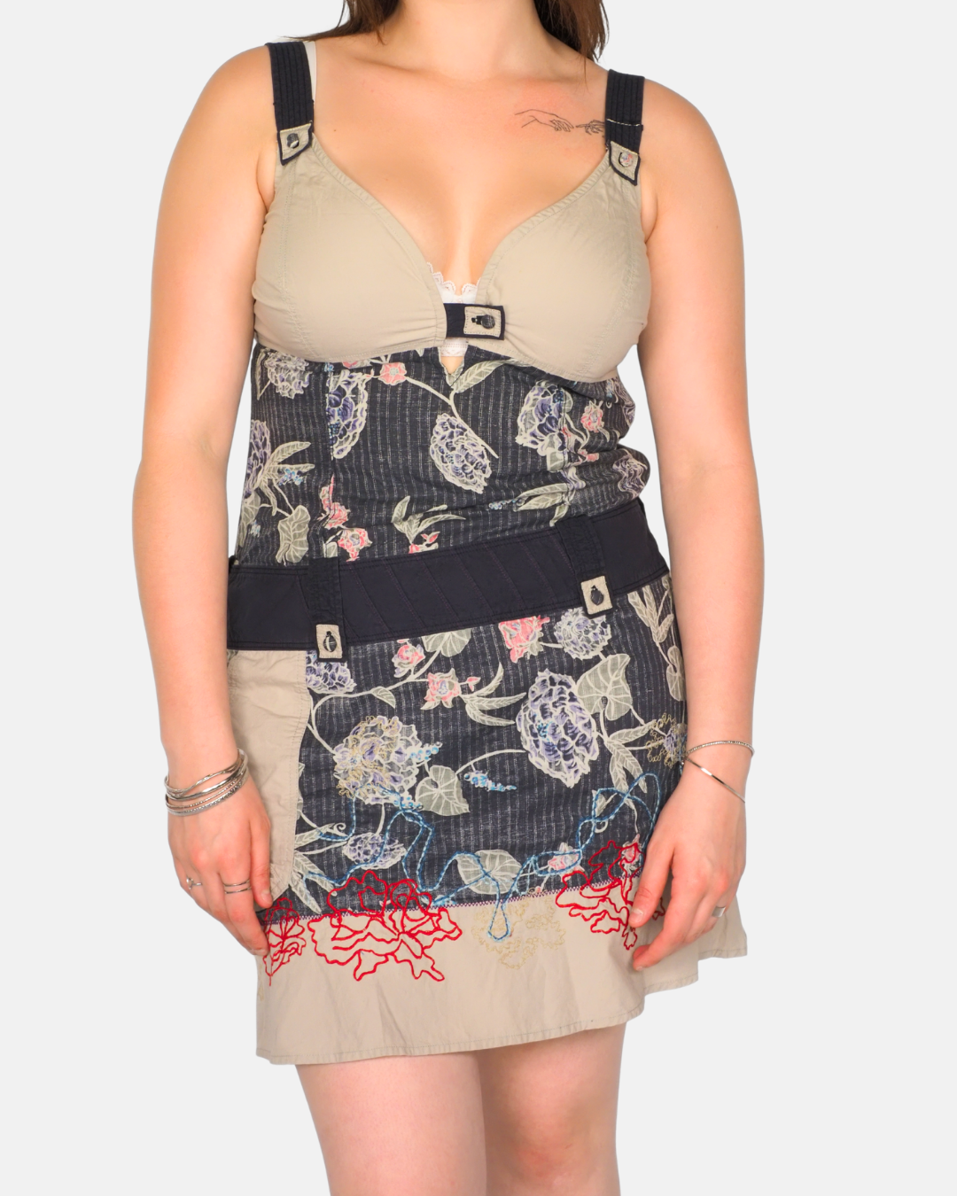 Y2K Floral Panel Mini Dress – Springfield