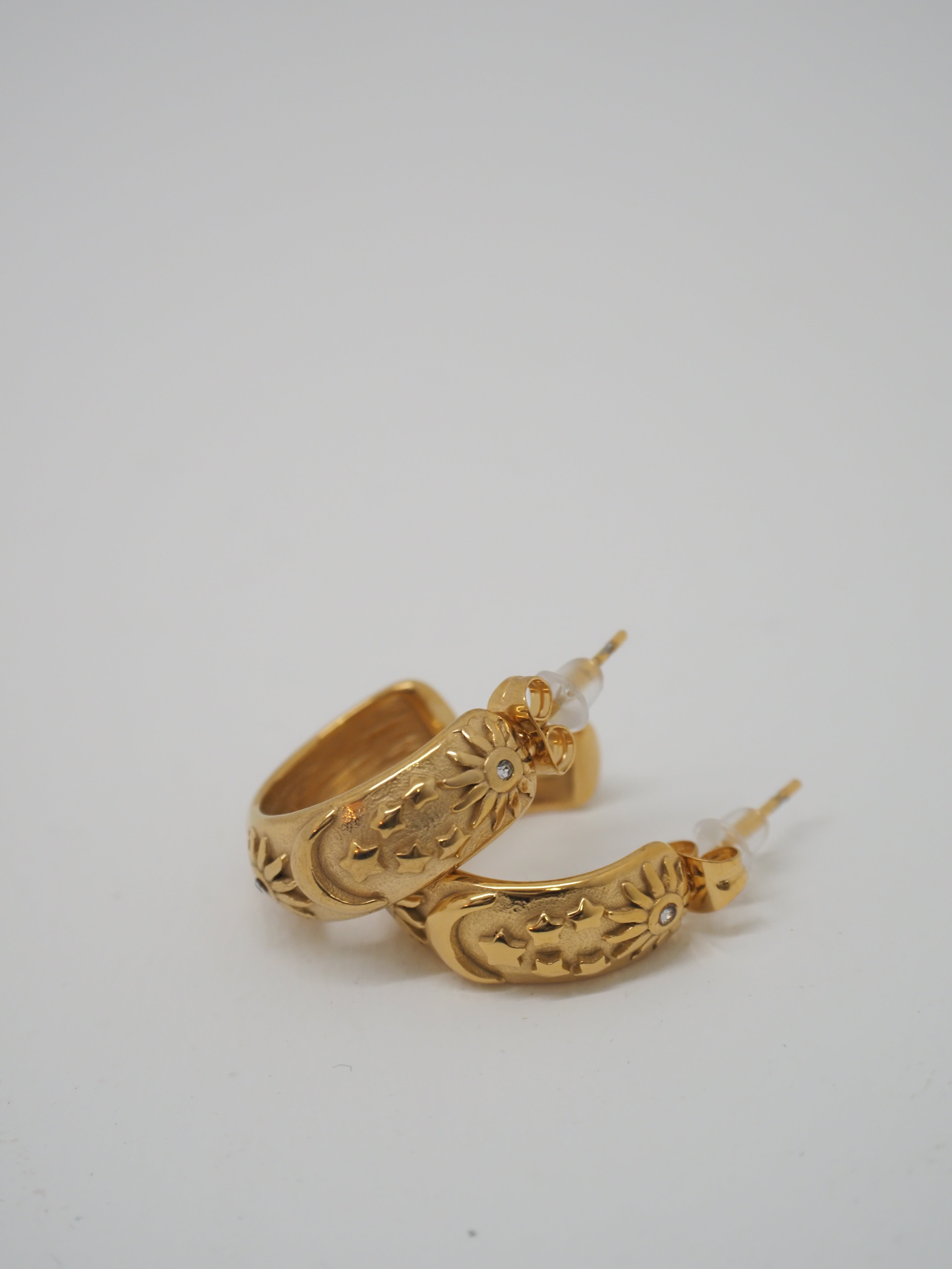 Solvareth Celestial Hoop Earrings