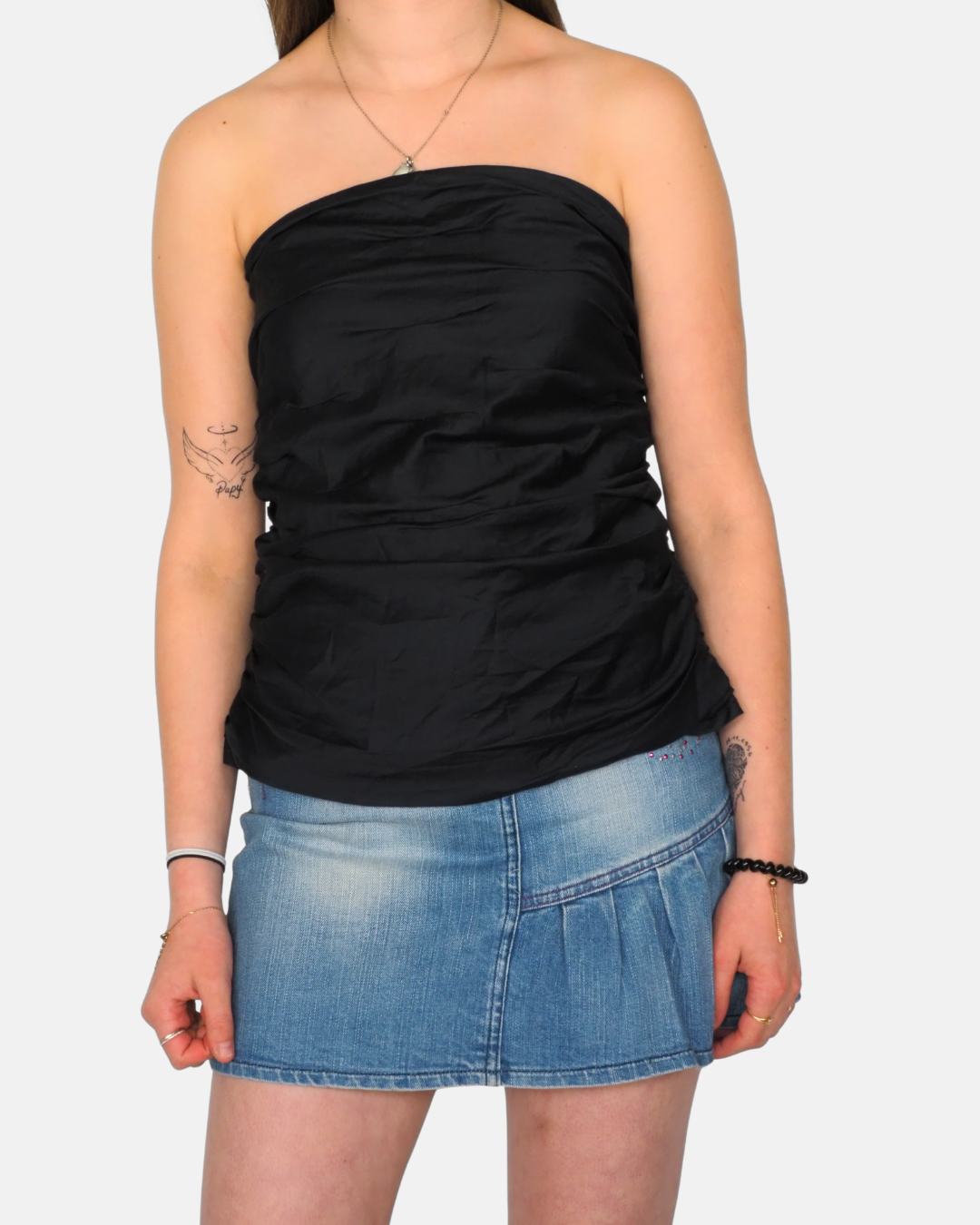 Mexx Sheer Floral Ruffle Y2K Cami Top
