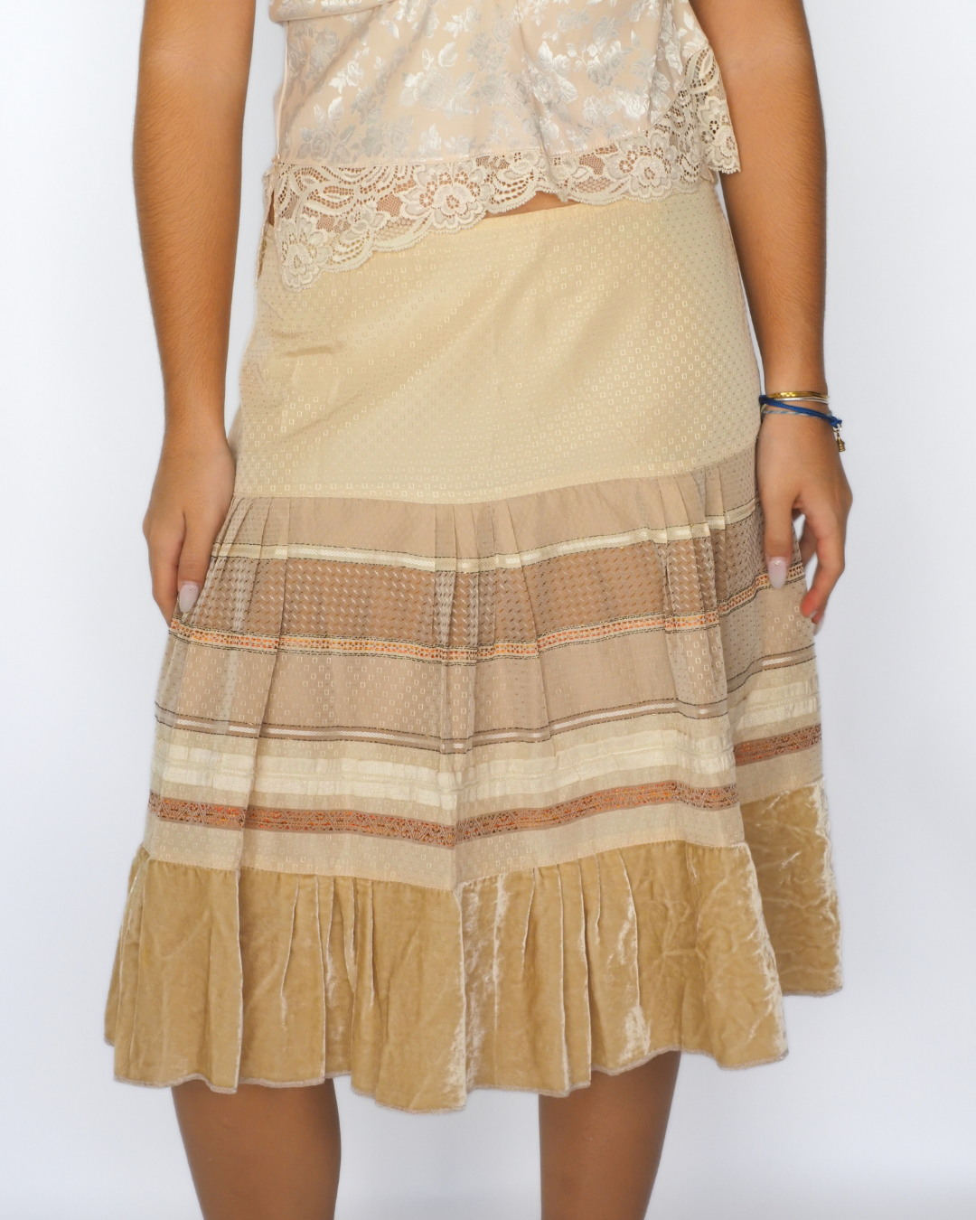 Boho Patchwork Midi Skirt – United Colors of Benetton