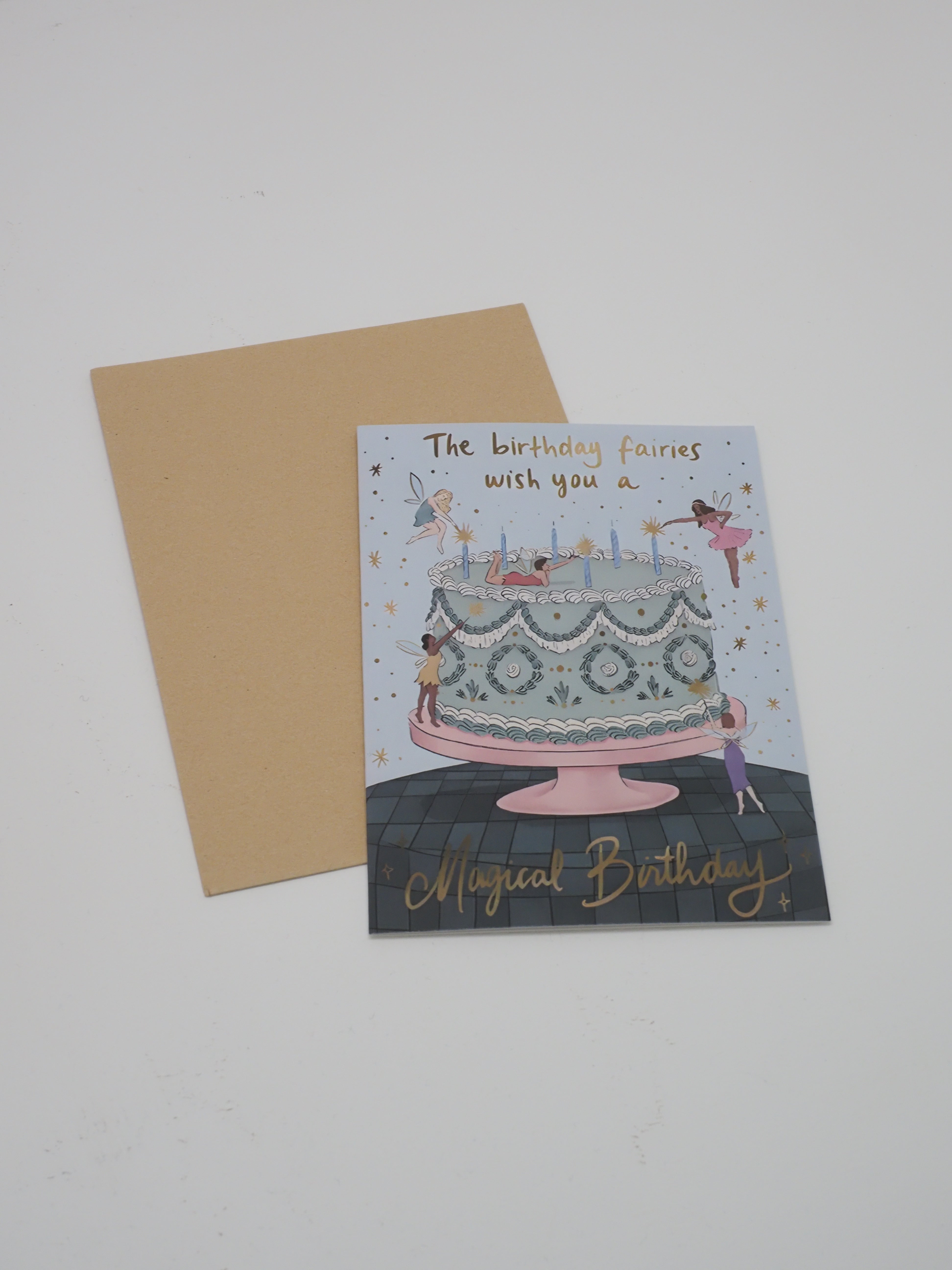 Magical Birthday Fairy Cake Card