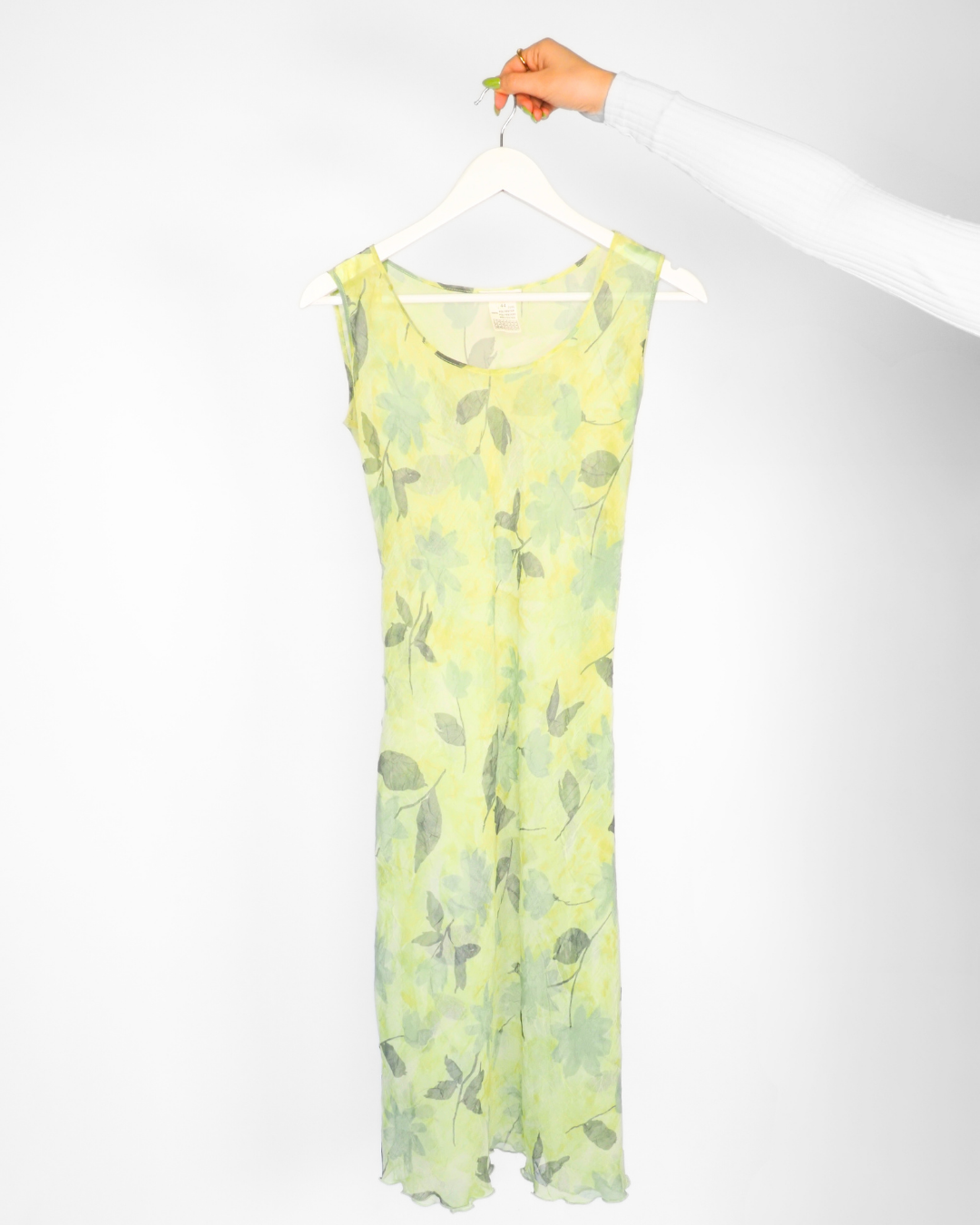 Sheer Floral Chiffon Maxi Dress – Maurice Abot