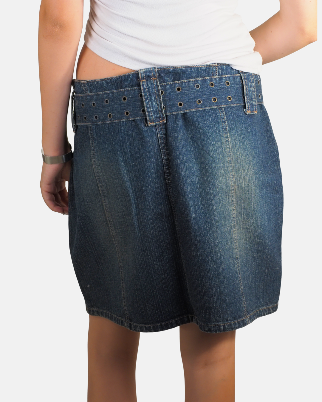Belted Denim Utility Skirt - Target