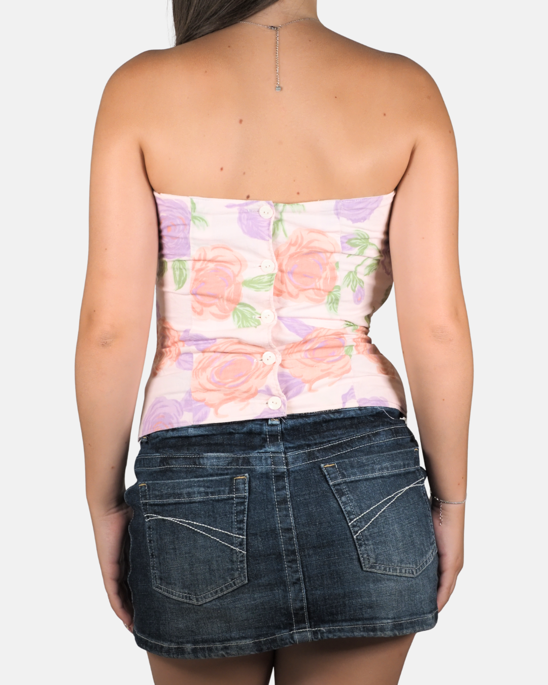 Pastel Rose Corset Top