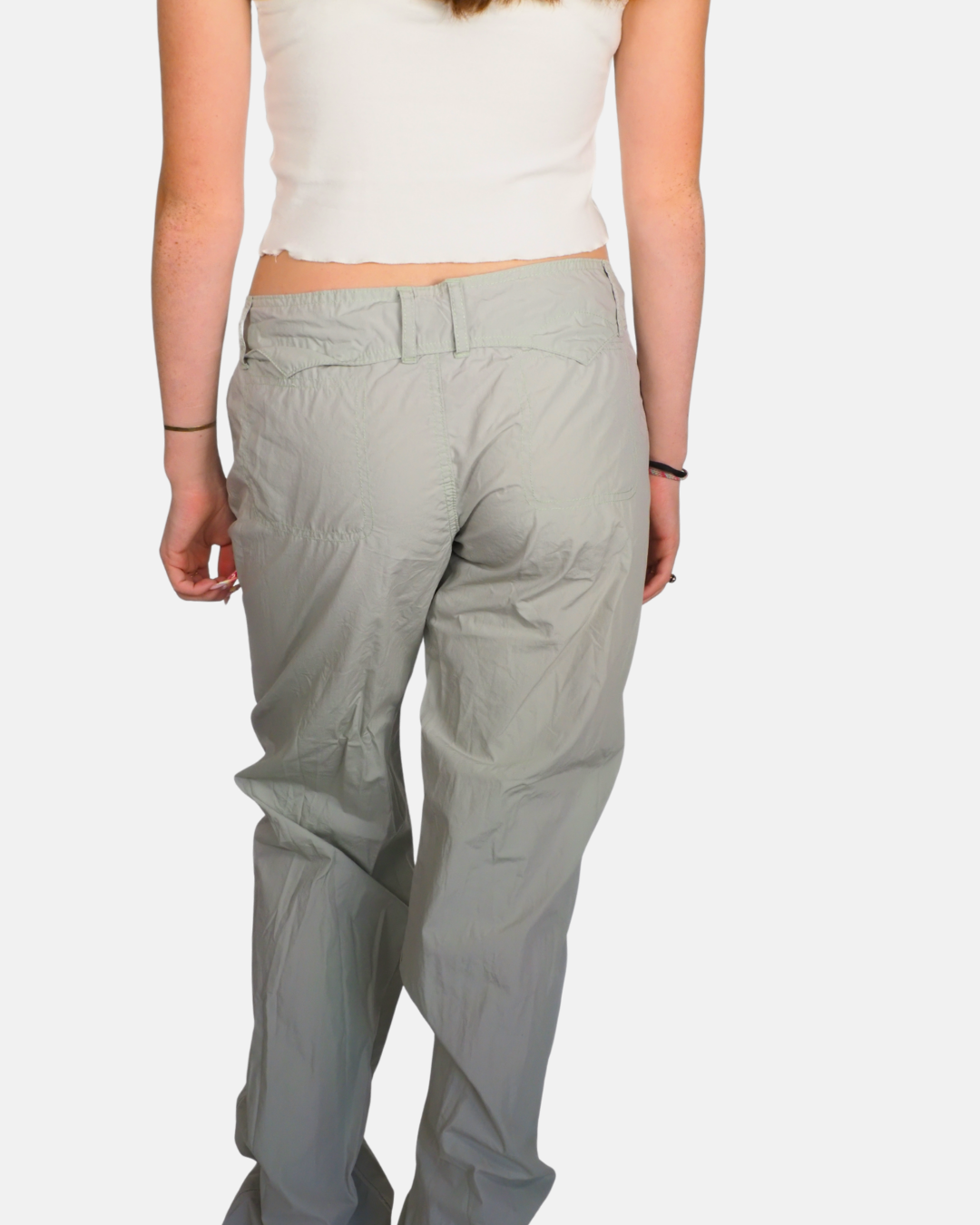 Light Grey Utility Pants by Red Kiss