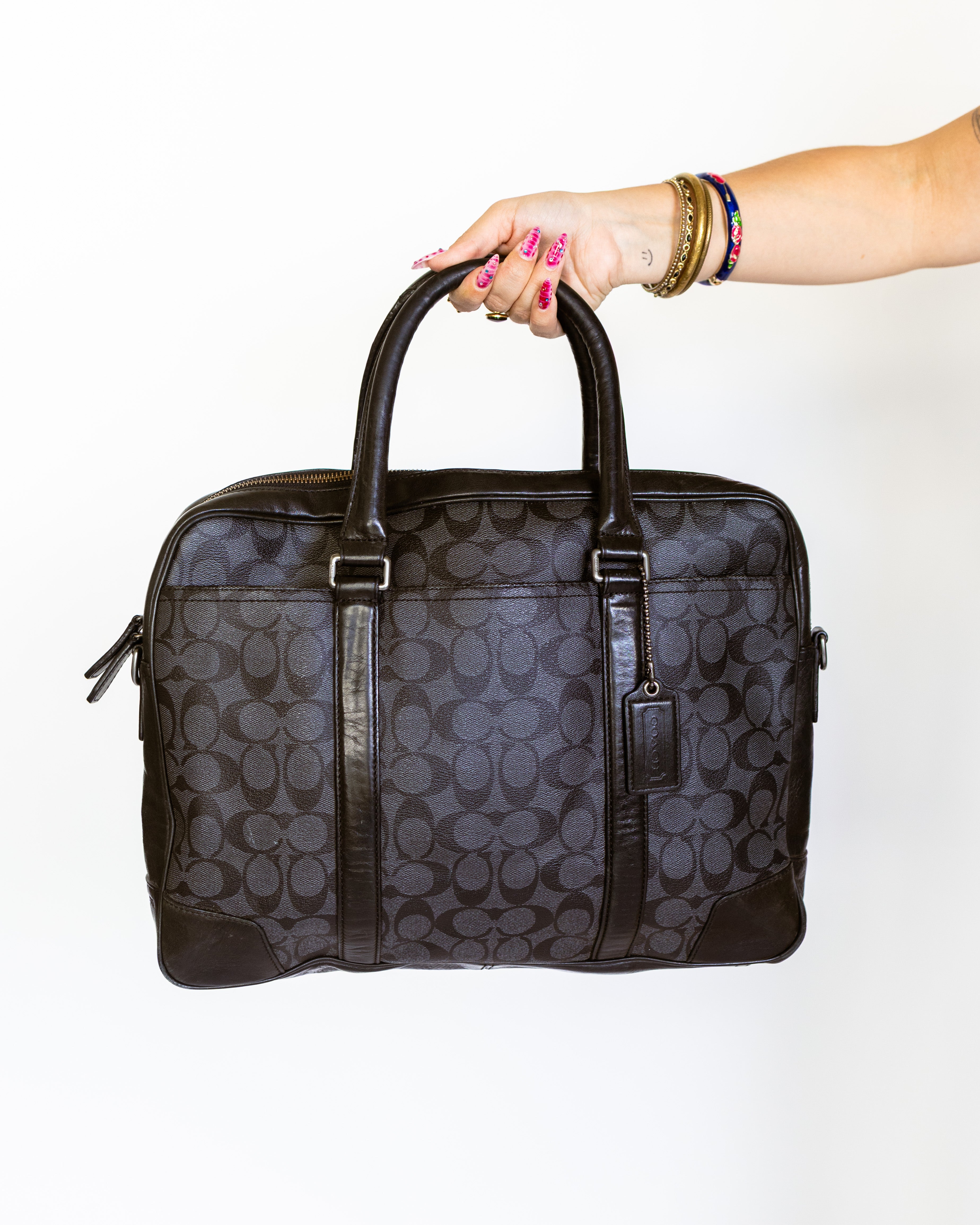 Black Signature Metropolitan Slim Briefcase – Coach