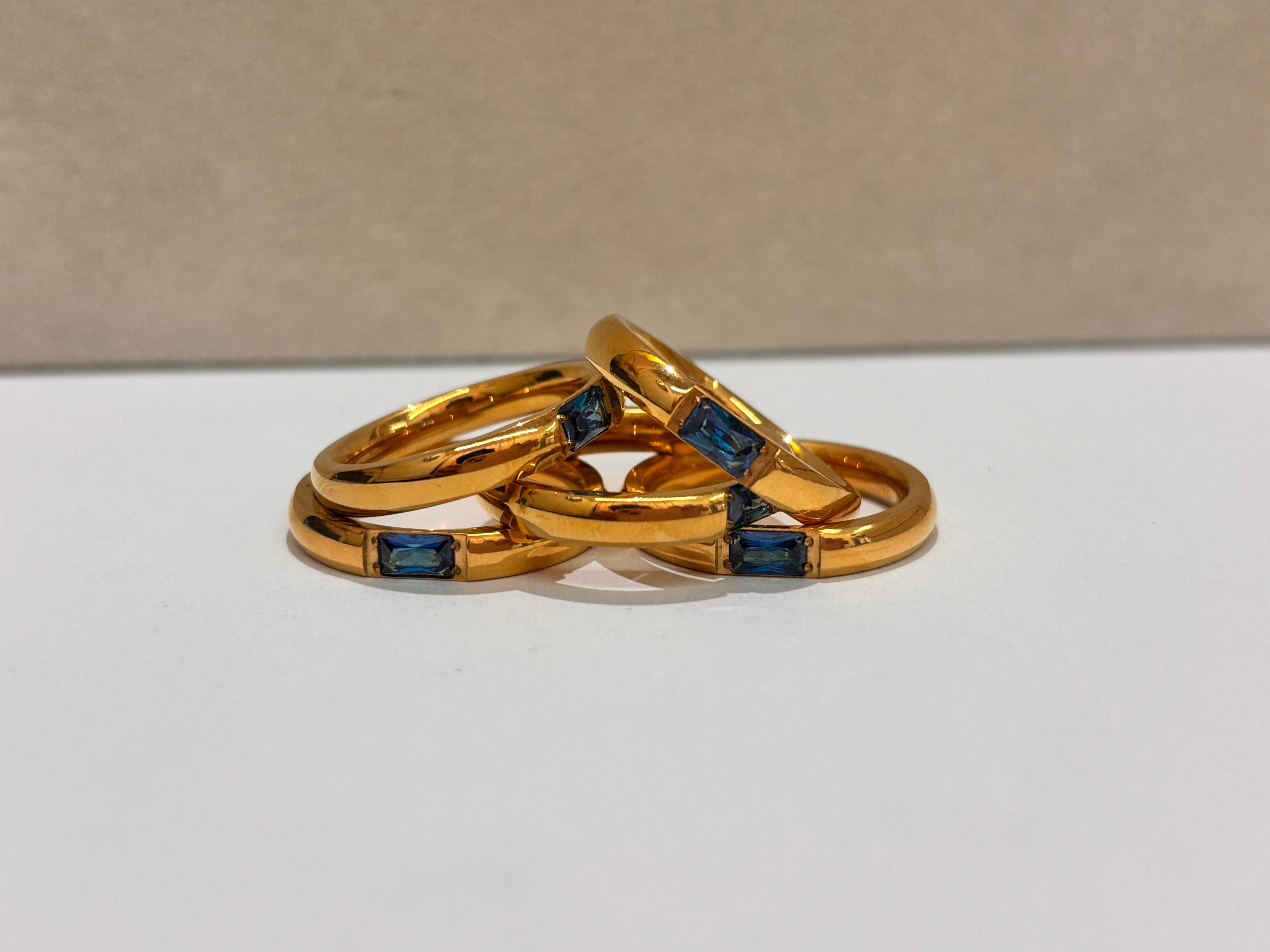 Teal Blue Colorful Ring