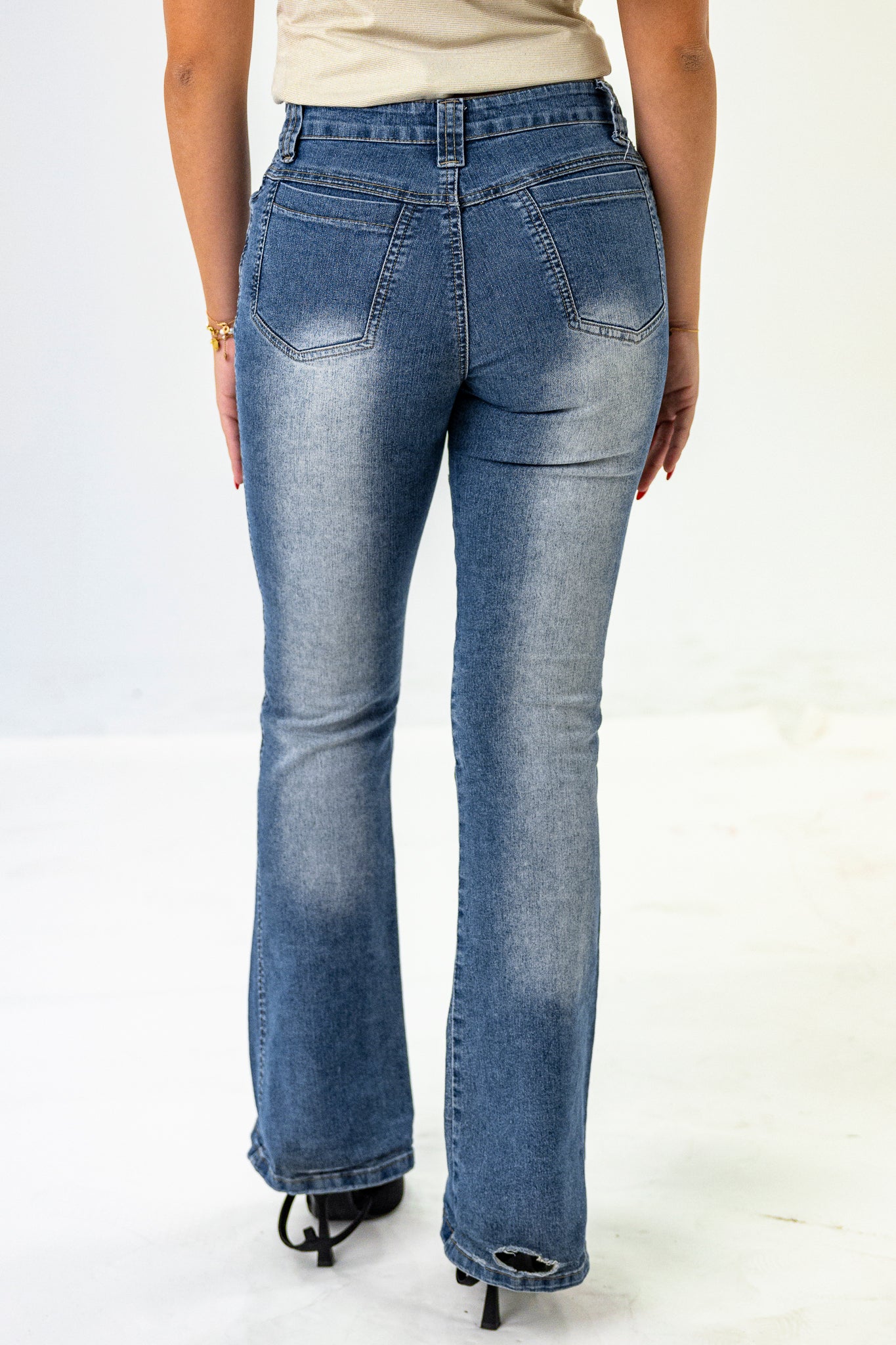 Light-Washed Jeans