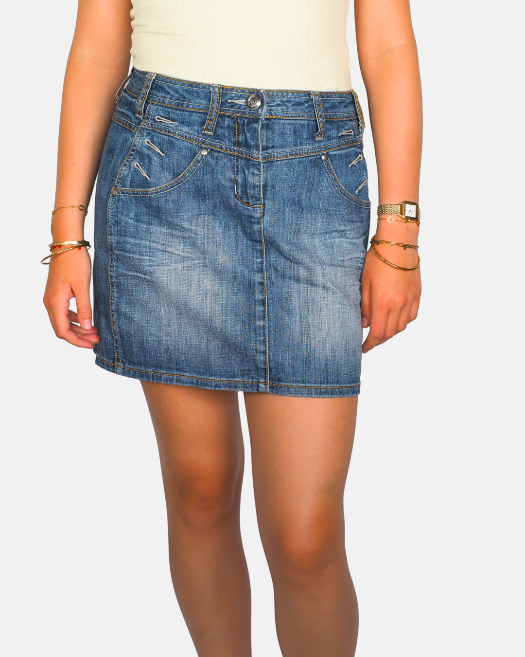 Street One Denim Mini Skirt